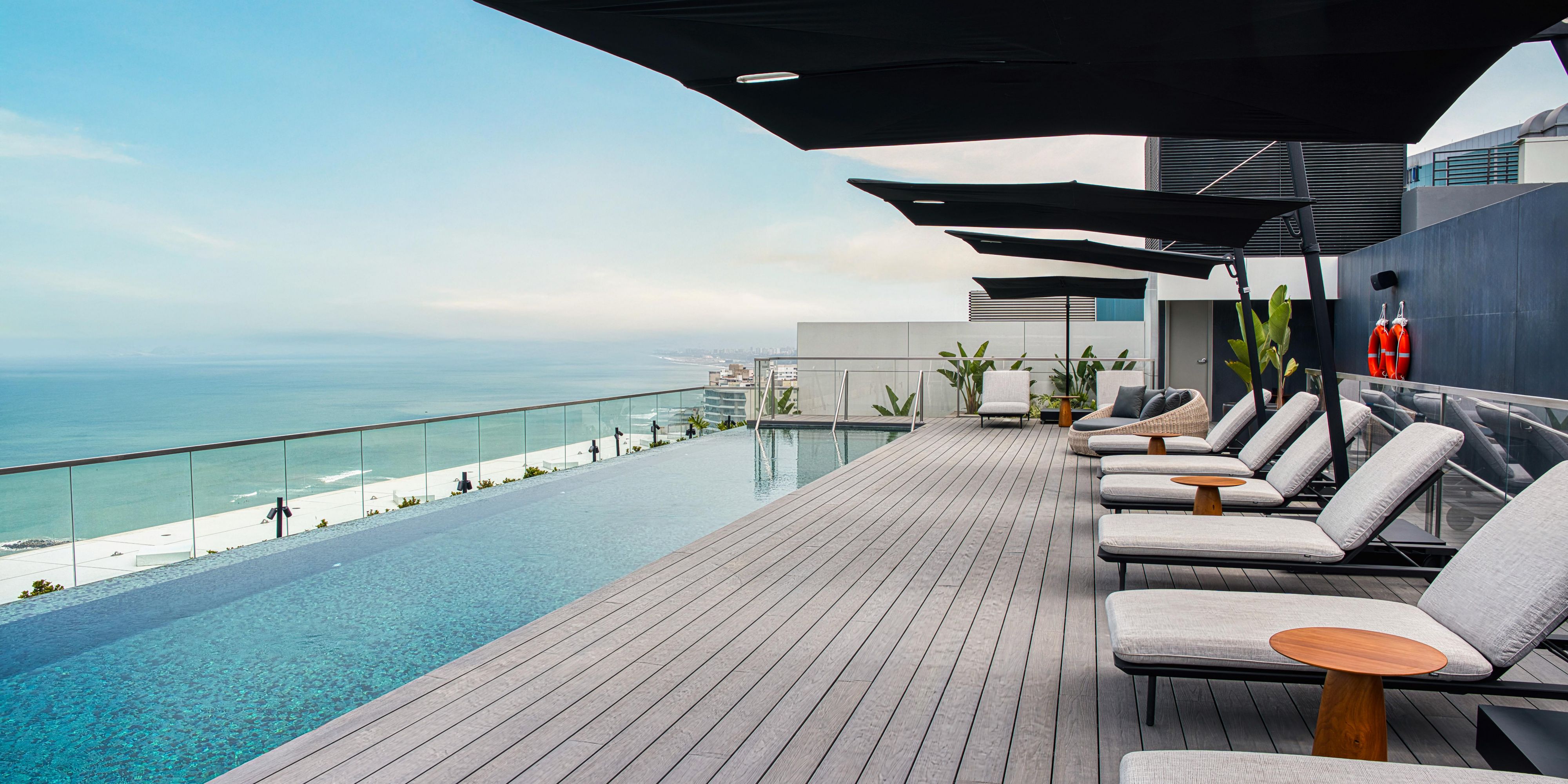 Our rooftop pool is a perfect retreat for health and wellness.