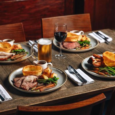 Selection of dishes from our Sunday lunch menu.