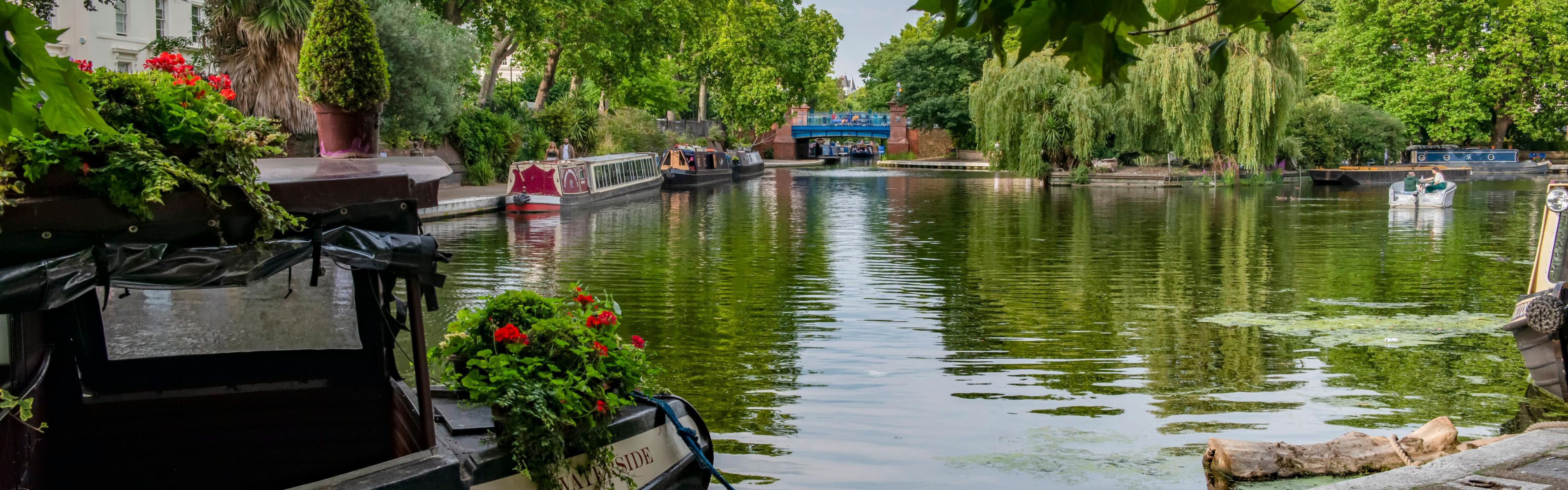 Little Venice is five minutes away