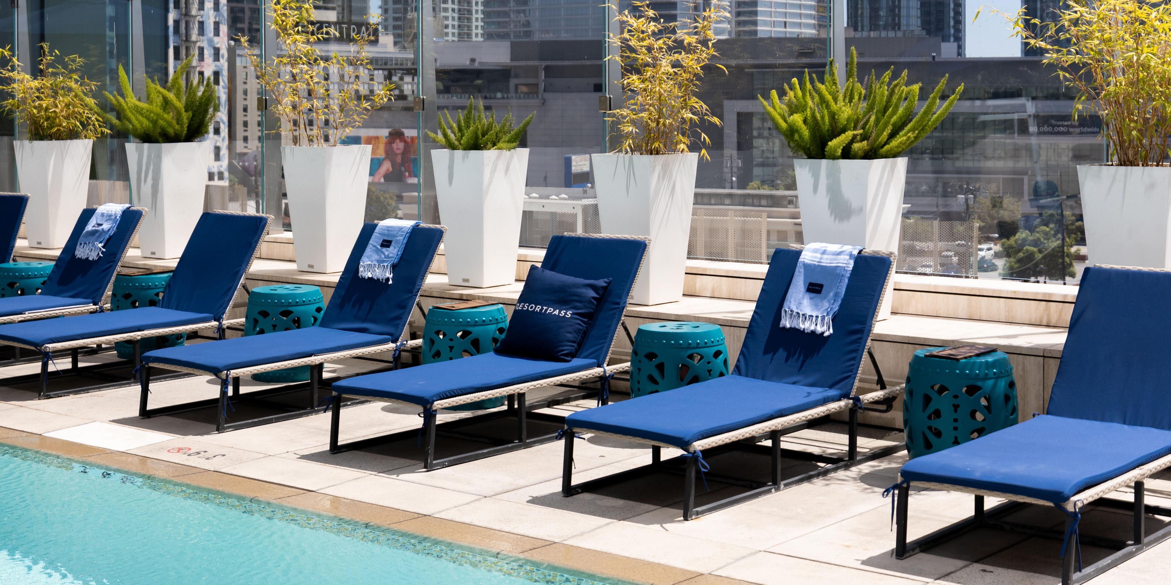 Soak up the Los Angeles sunshine poolside during your stay.