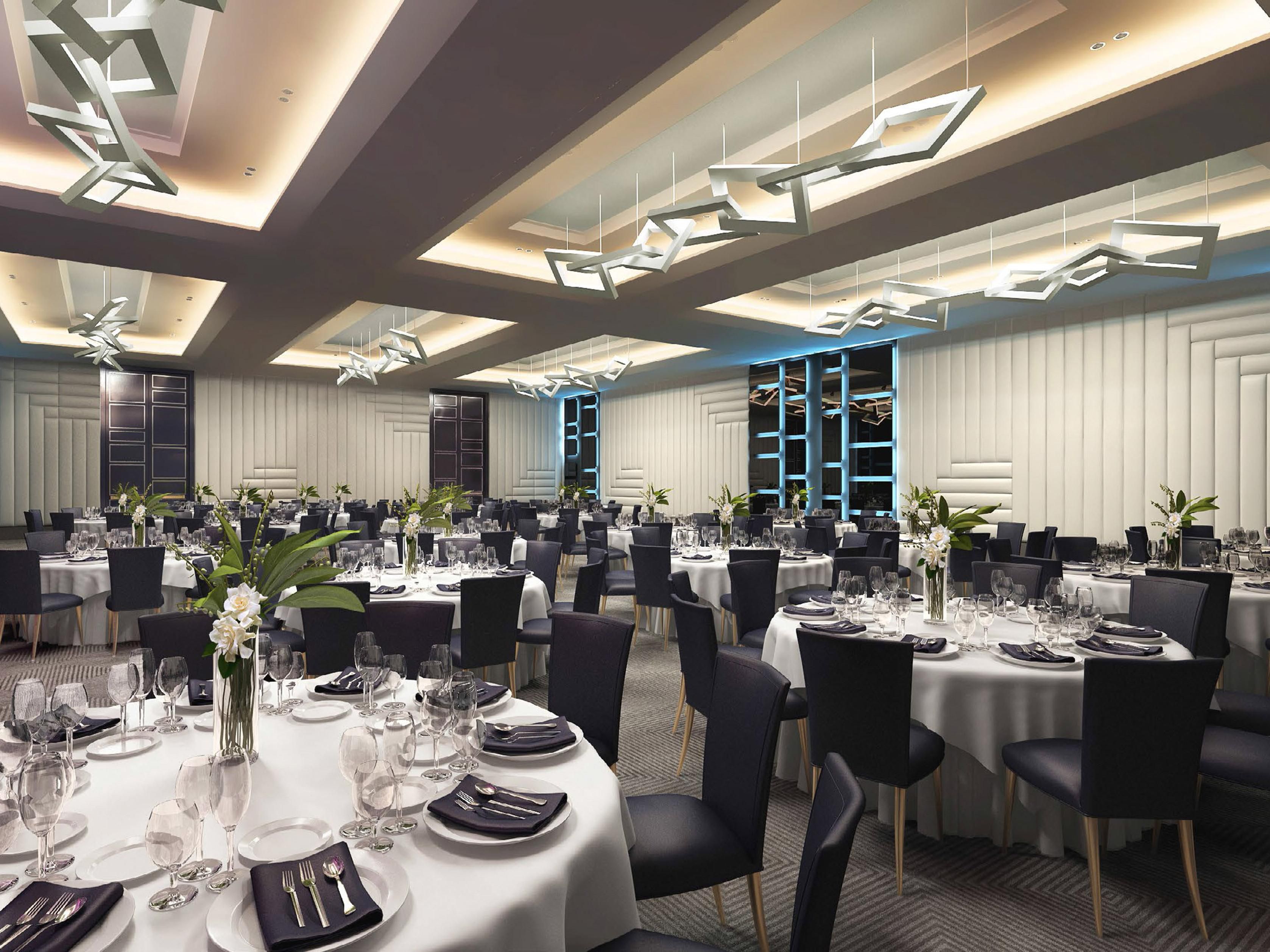 Host the wedding of your dreams in our elegant Orpheus Ballroom. Put together an unforgettable conference with our Belasco and Hollander meeting rooms. Gather with your core team in our Empire Boardroom. Our expansive 21,000 square feet of flexible meeting space, paired with expert catering and event planning services, ensures your event's success.