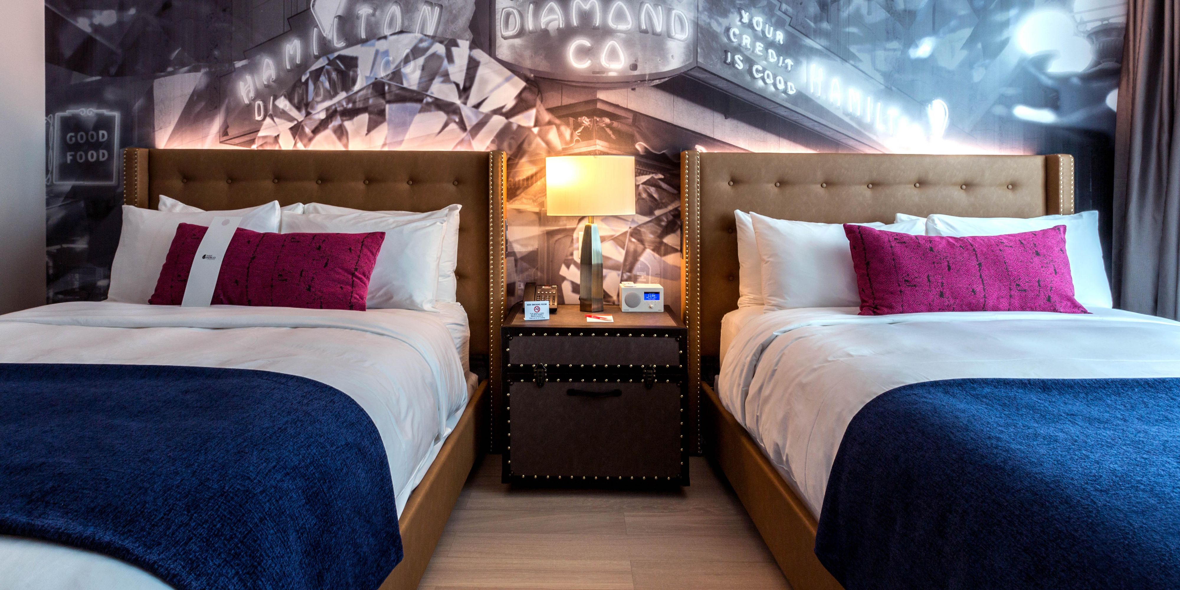 Our two queen beds have everything you need.