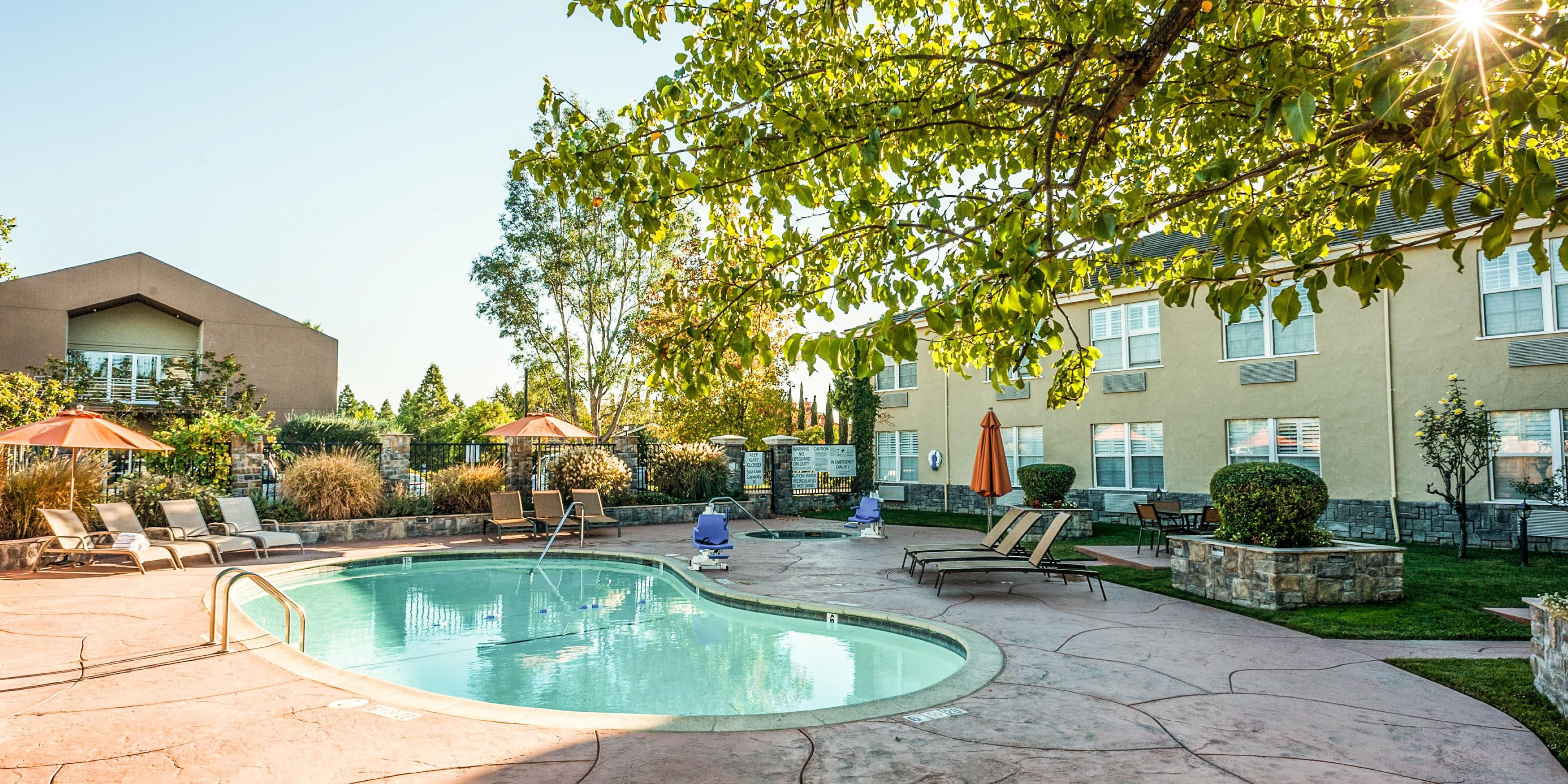 Soak up the sunshine at our outdoor pool.
