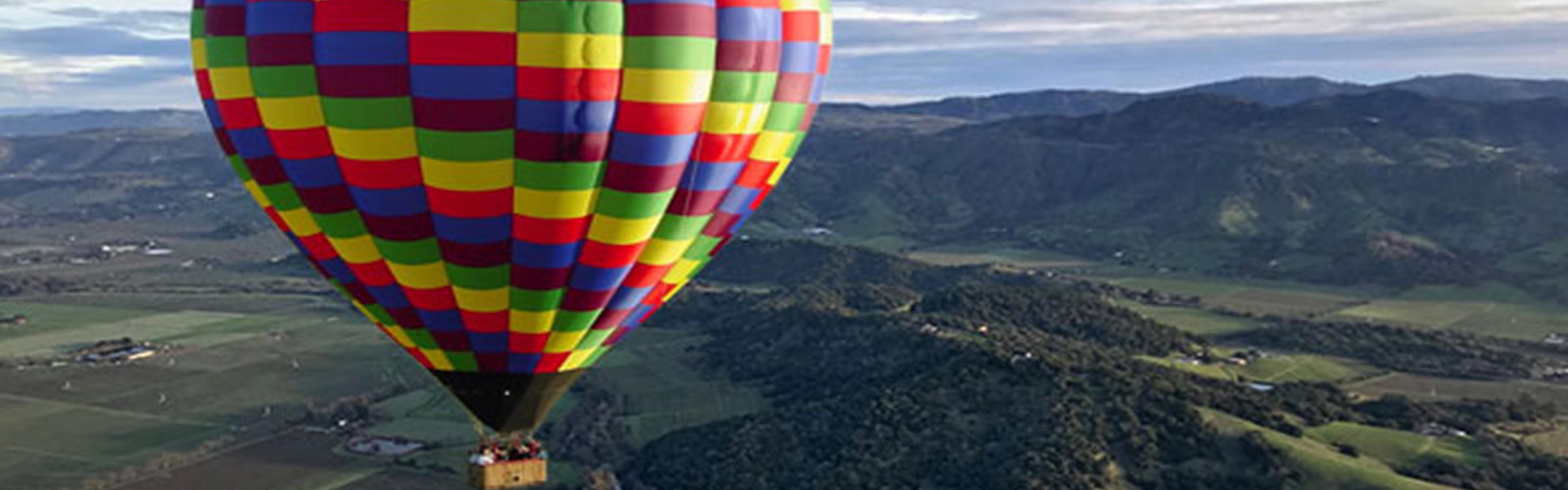 Make time for a hot air balloon ride while visiting Napa Valley.
