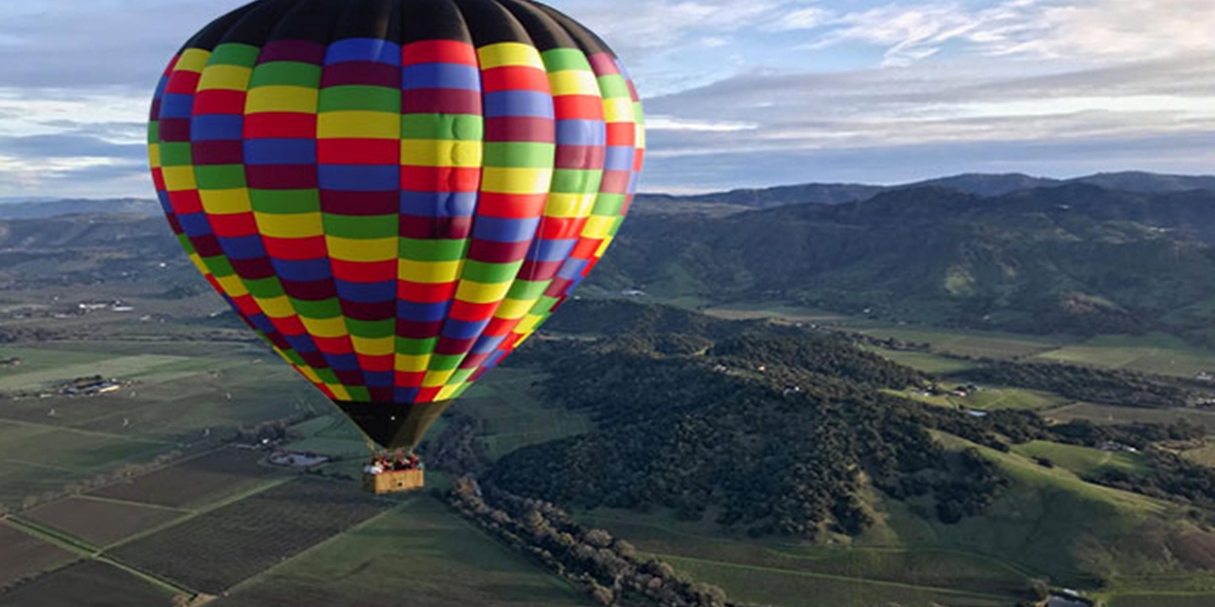Make time for a hot air balloon ride while visiting Napa Valley.