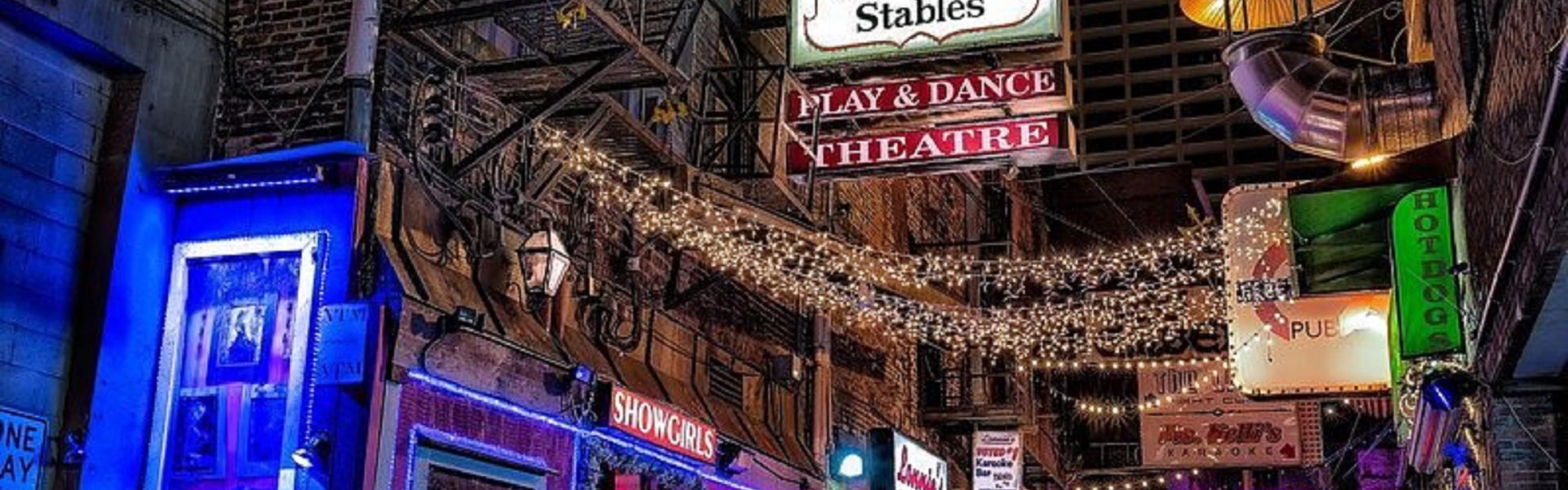 Go explore the nightlife in Printers Alley.