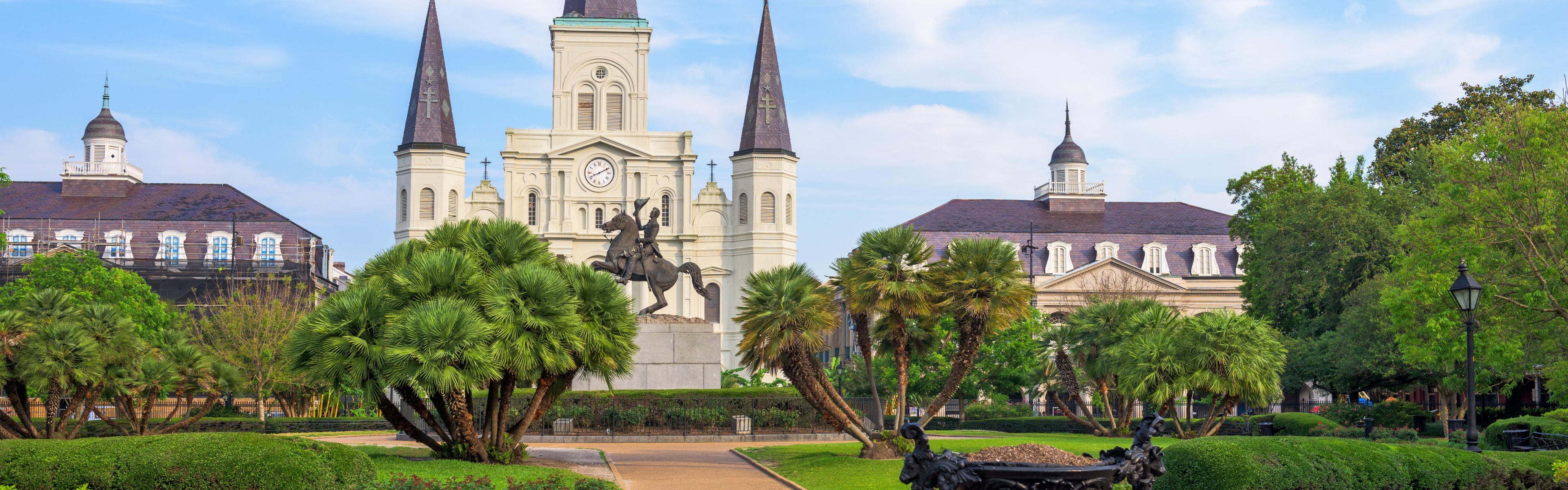 Enjoy historic and beautiful Jackson Square!
