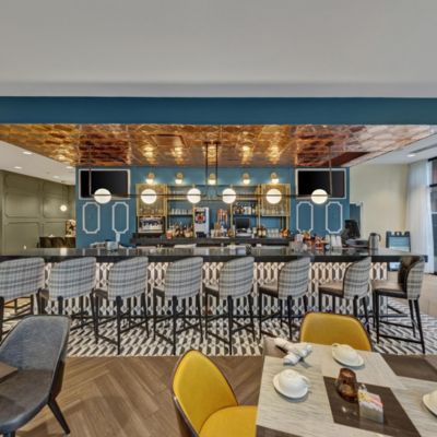 Enjoy a meal in our spacious restaurant, Common Interest.