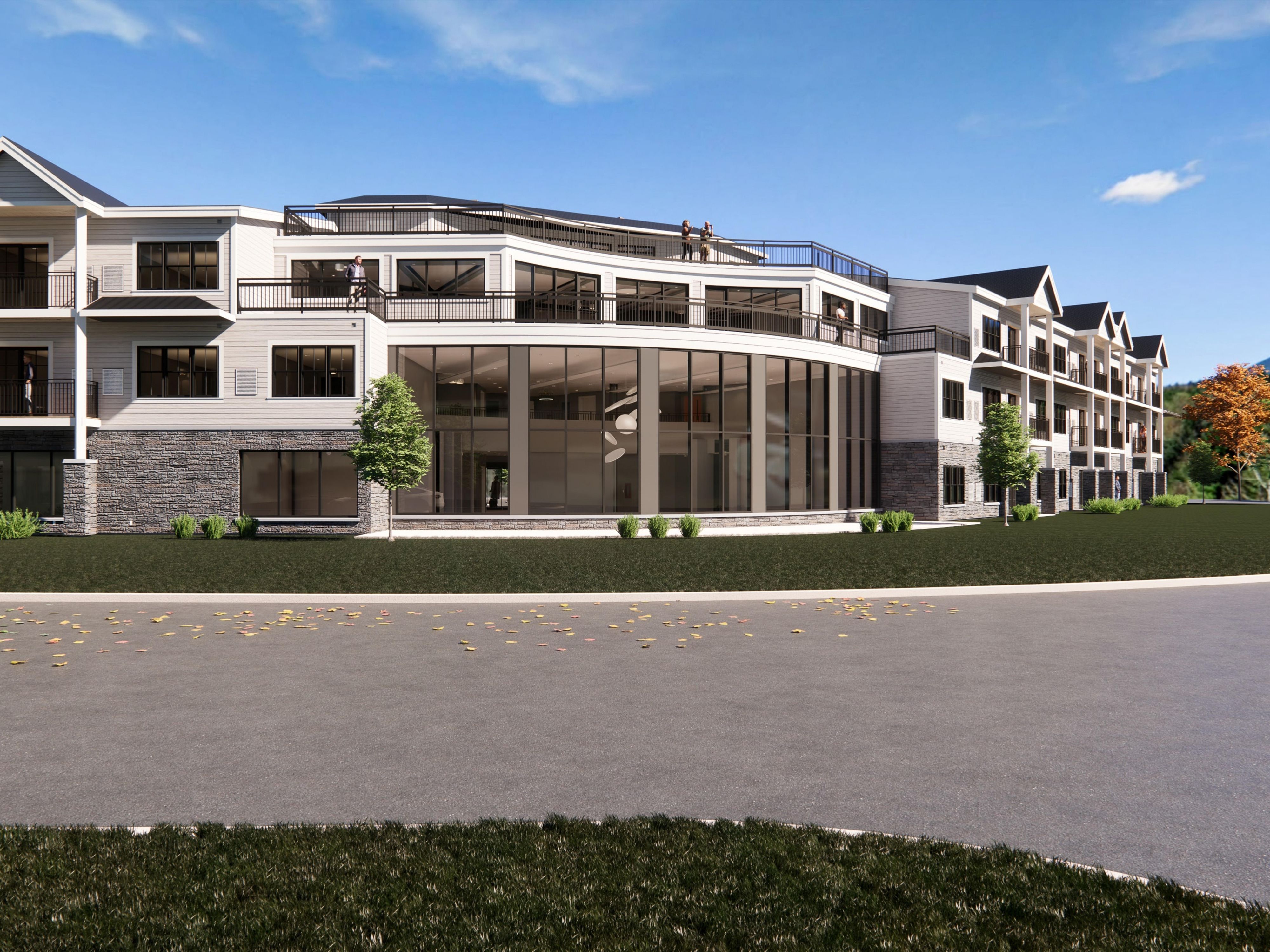 Take in stunning White Mountain views from our 4th-floor observation deck. Breathe in the crisp New Hampshire air as you relax and admire the scenery. Just steps from your room, this peaceful perch is the perfect spot to start your day or unwind after exploring North Conway’s charming shops and outdoor trails.