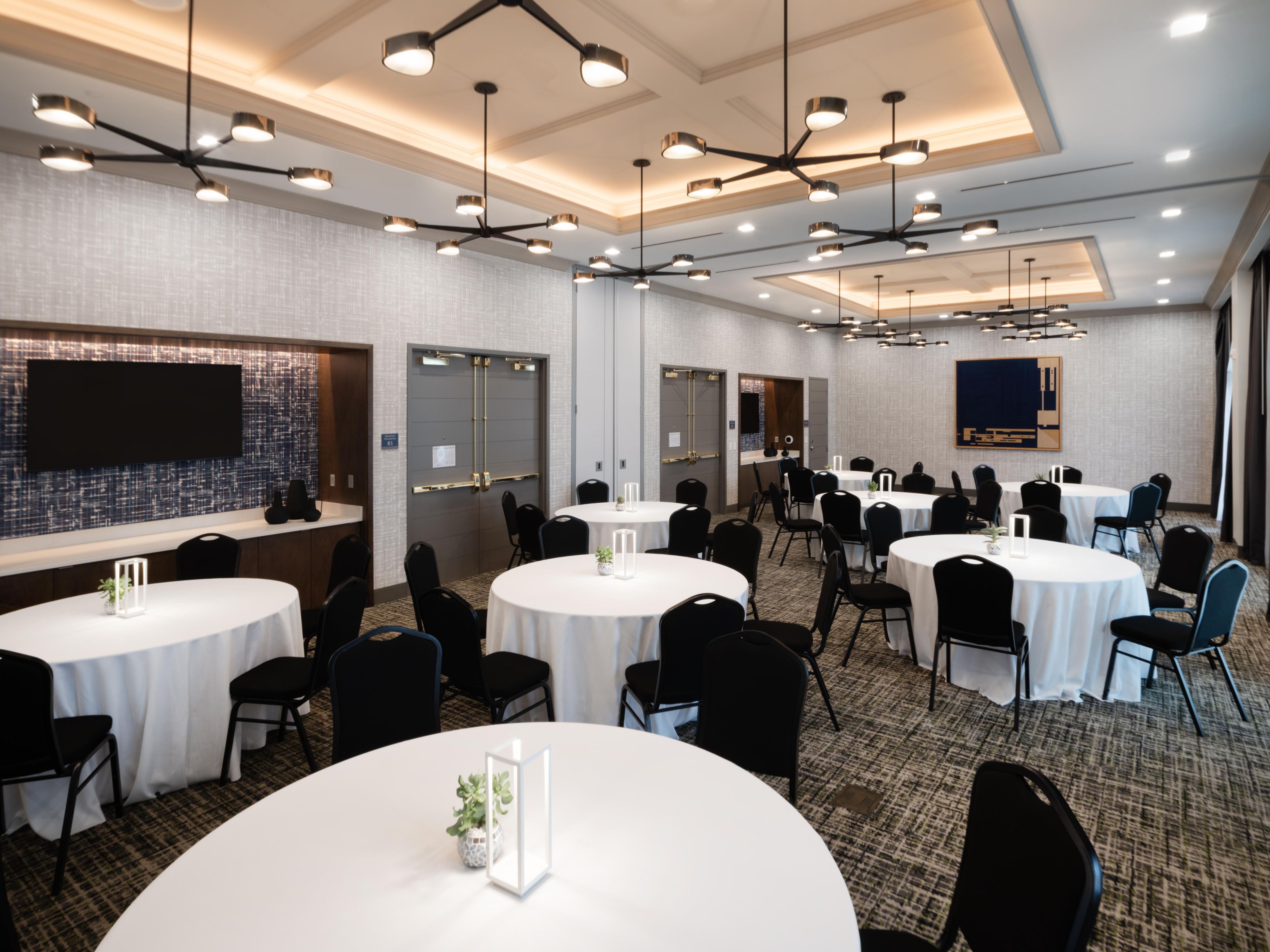 Host corporate meetings, destination weddings, and social gatherings at our premier marina hotel in Panama City Beach. With high ceilings, natural lighting, open-air options, and stunning waterfront views, our venues set the stage for unforgettable events, while AV, catering, and personalized service ensure every gathering is truly extraordinary.