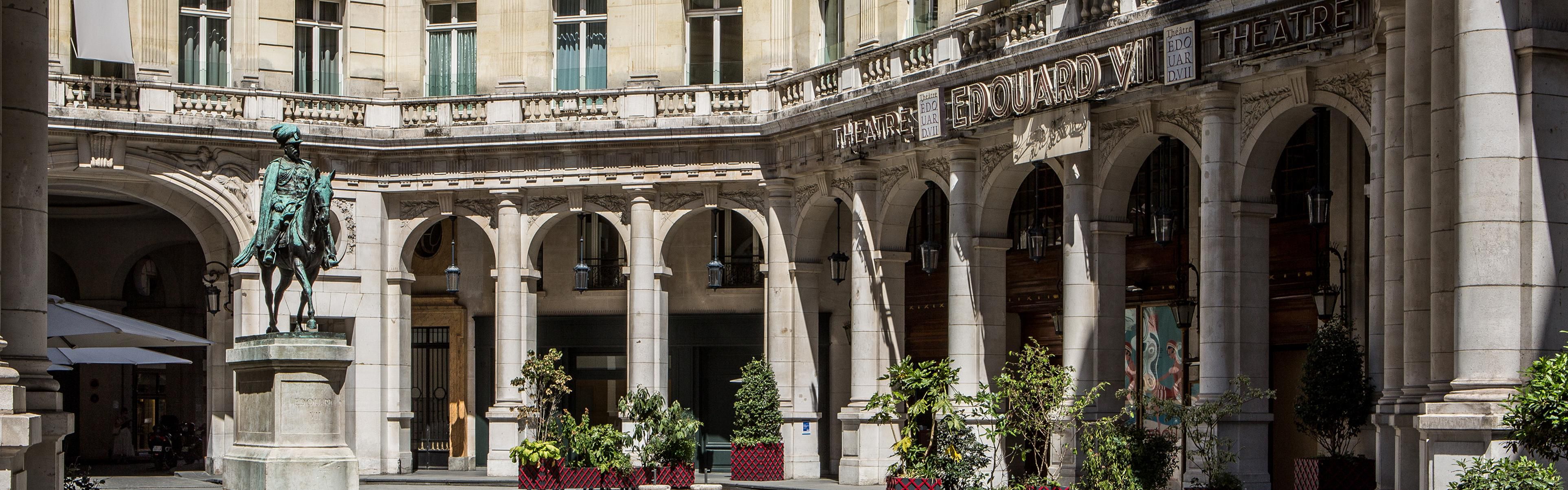 We are located next to the Edouard VII Theater