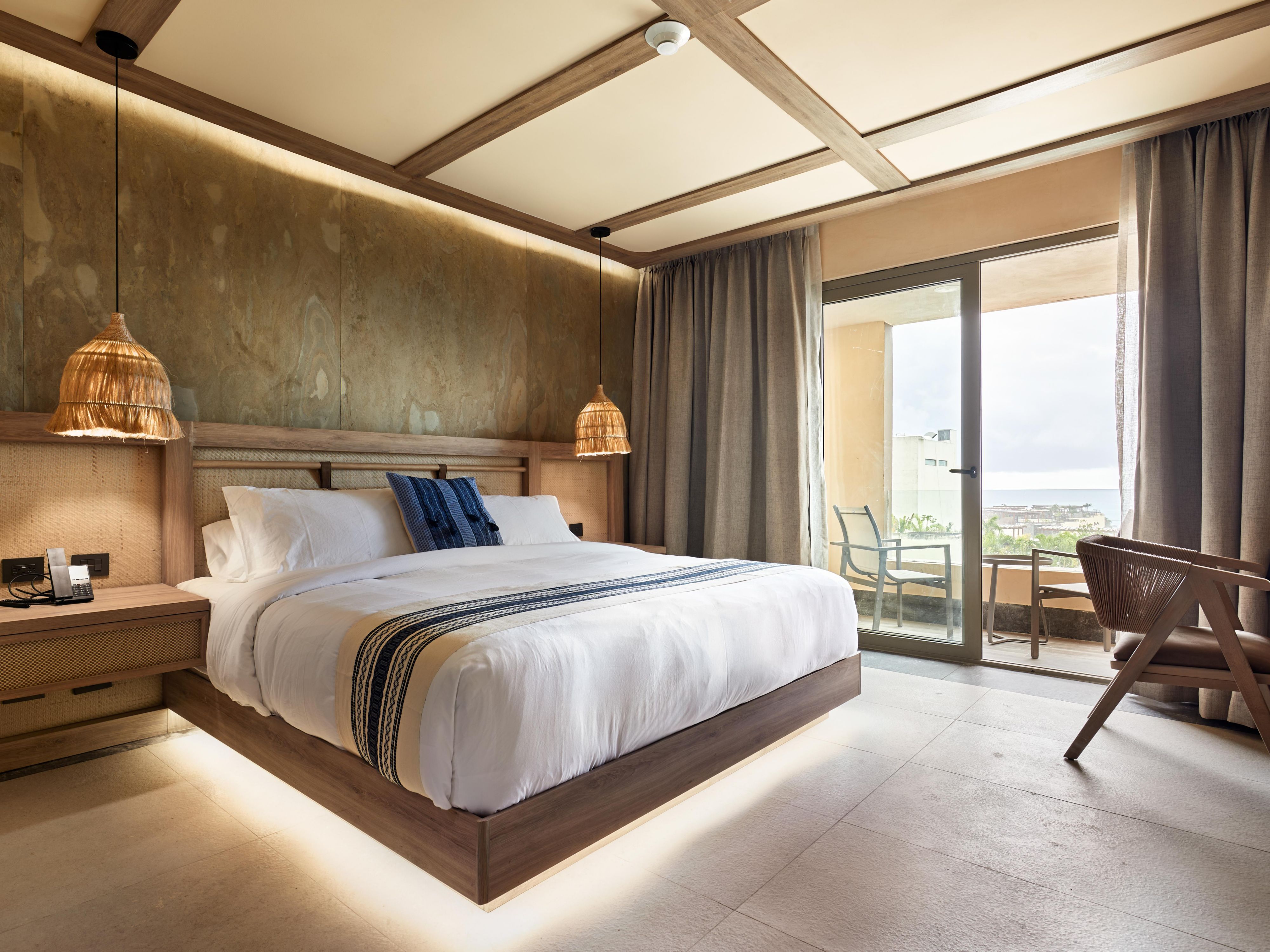 Book now to enjoy captivating ocean views in select rooms at Hotel Indigo Playa del Carmen. Whether you're unwinding after a beach day or waking up to the soothing rhythm of the sea, the serene scenery is yours to savor from the comfort of your room.
