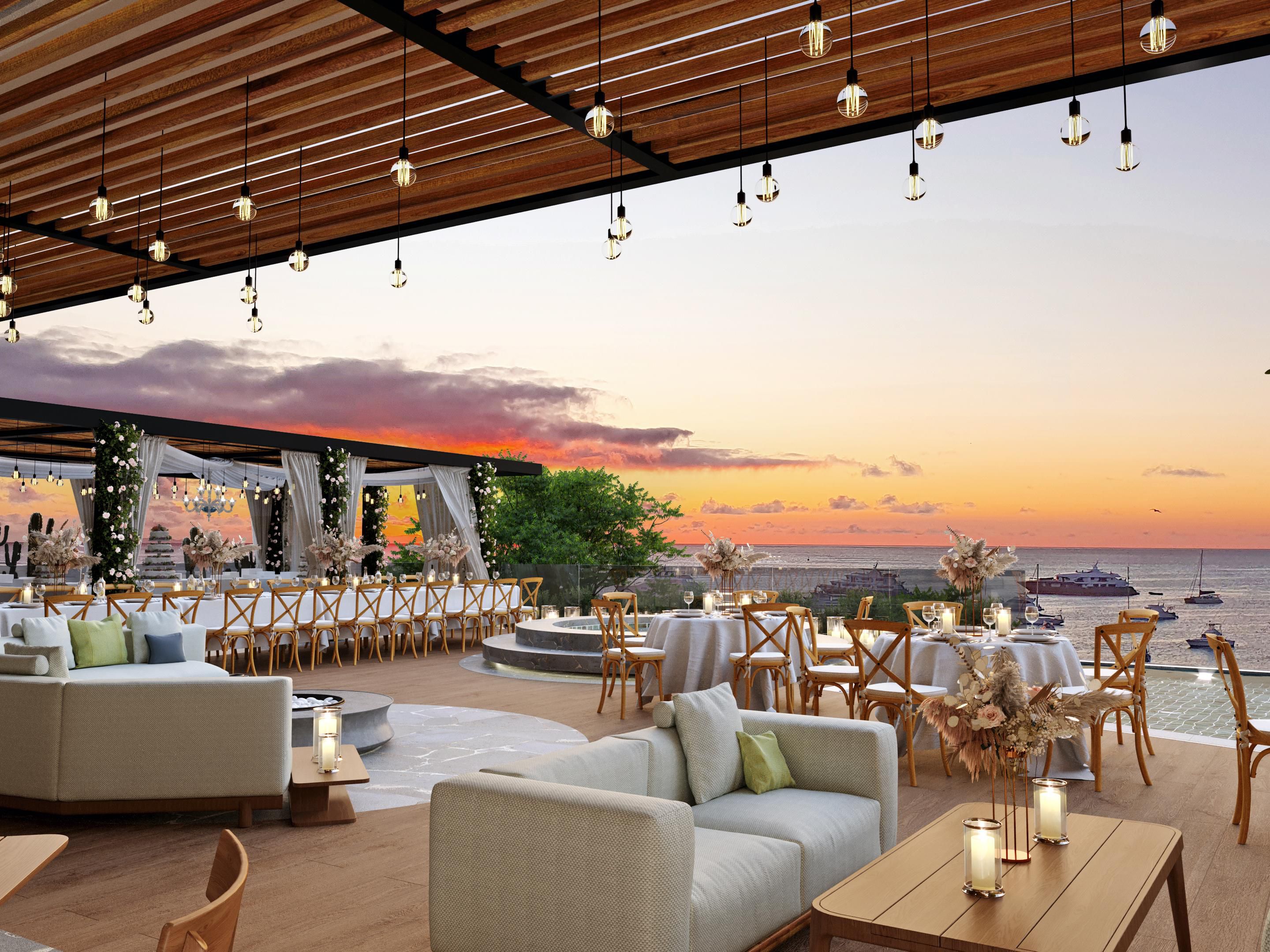 The magical landscape from our hotel offers the ideal setting for your reception. Our terrace overlooking the sea, at sunset, is the perfect setting for your most special day. A unique romantic moment and majestic locations for an unforgettable photo session.