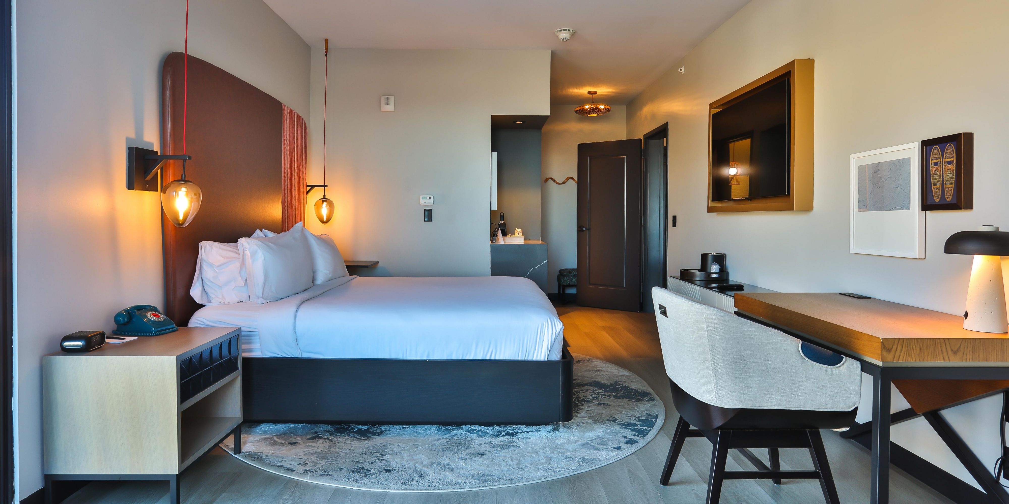 Pet-friendly room near hiking, biking, and Bluebird Market