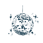 Hotel Indigo Sketch Disco ball