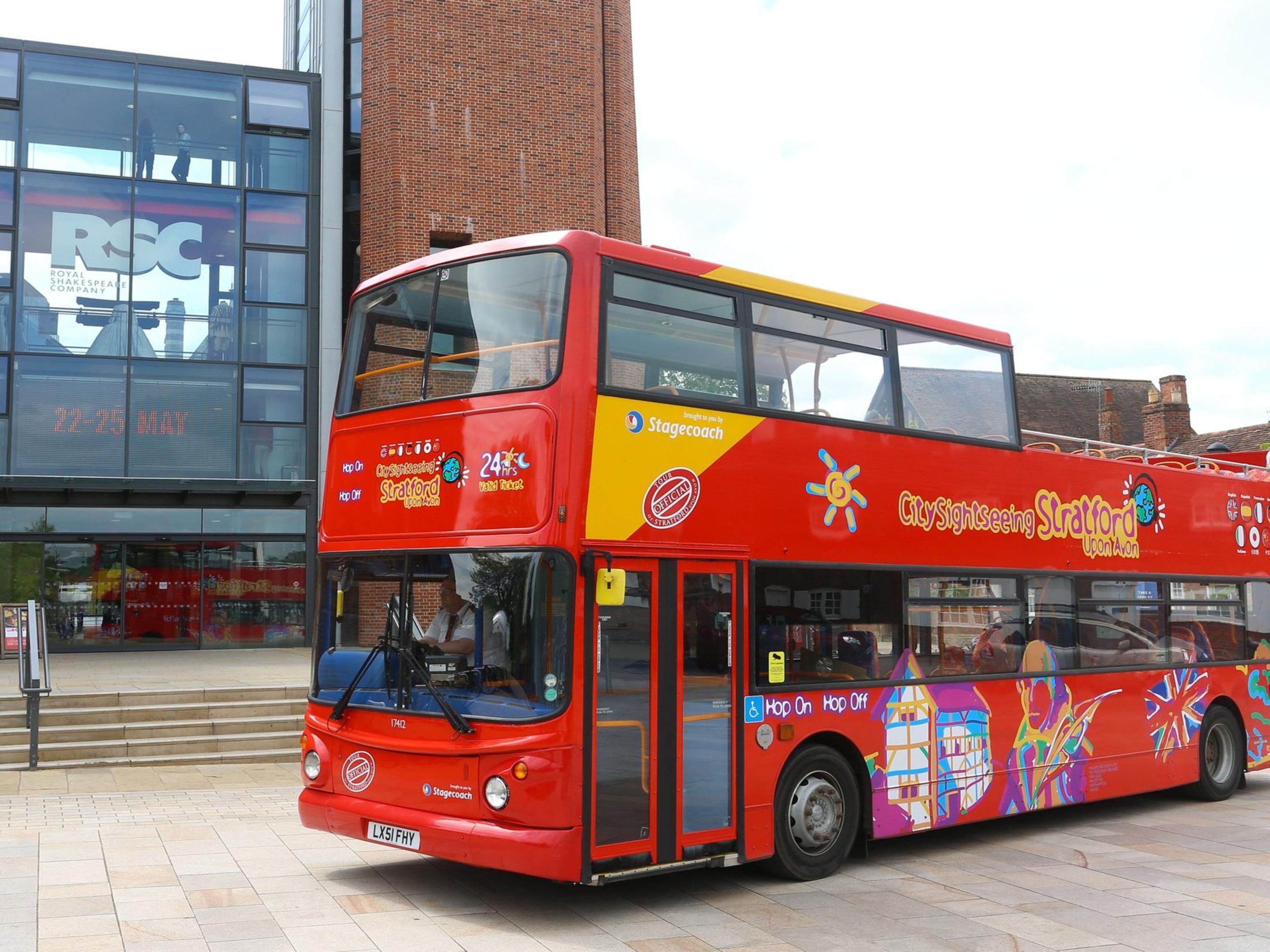 The only way to see all the attractions in Stratford Upon Avon. Hop On...and Hop Off...and visit Stratford's rich architectural and historical heritage.