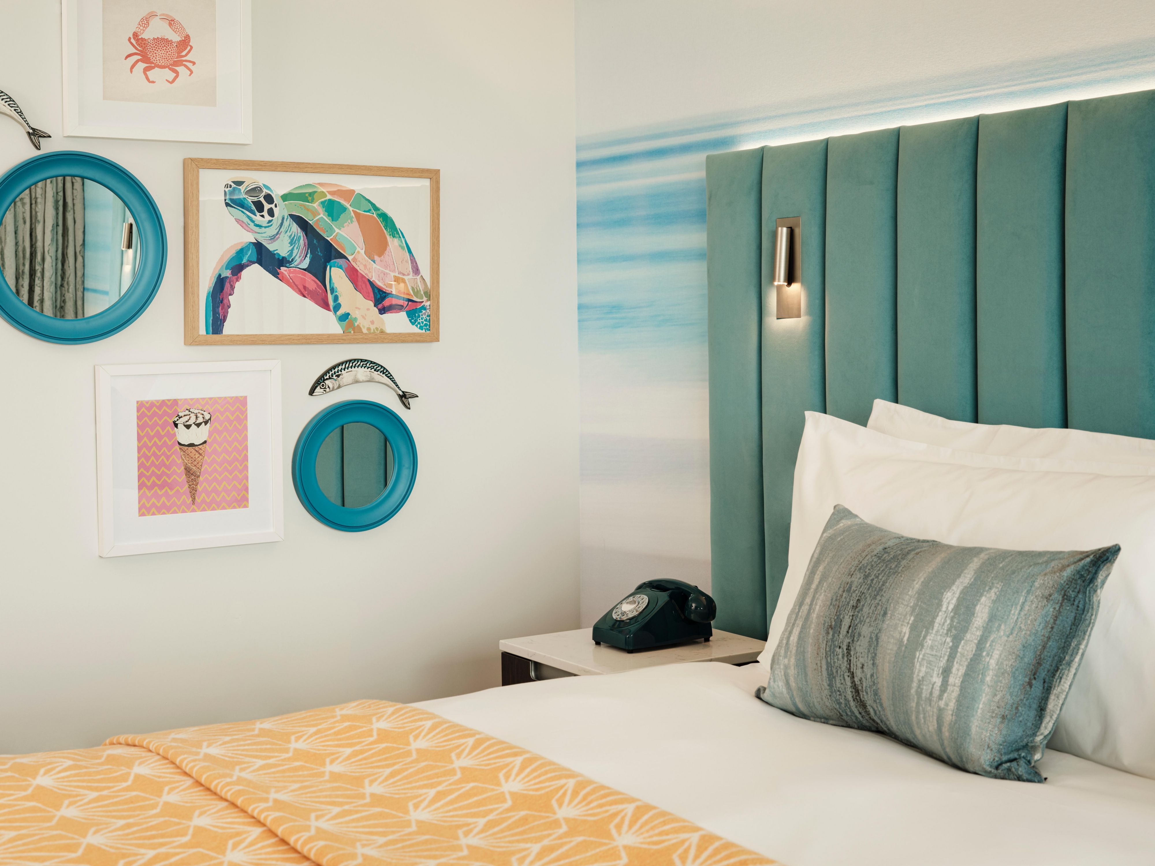 Our rooms blend contemporary design with thoughtful details inspired by the coast. Expect comfortable beds, modern amenities and a welcoming space to relax after a day by the sea.