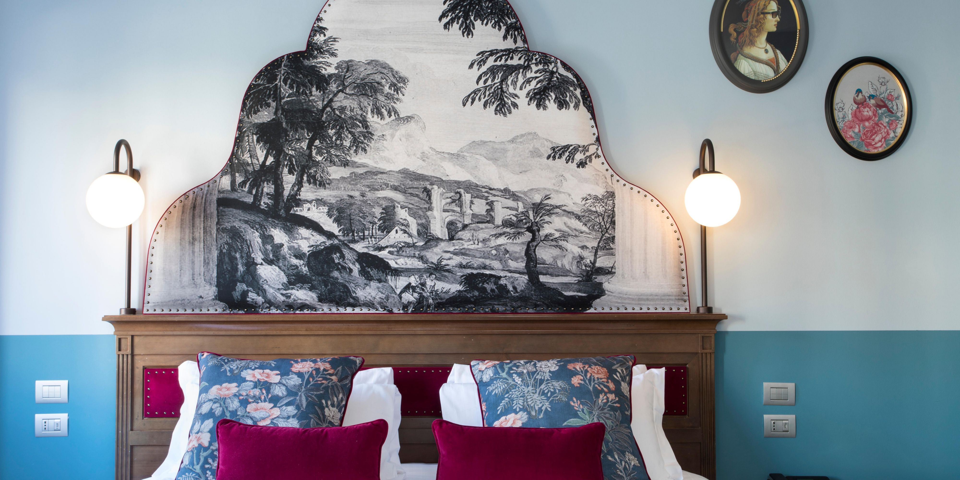 Premium Rooms decors are inspired by romantic Verona countryside.