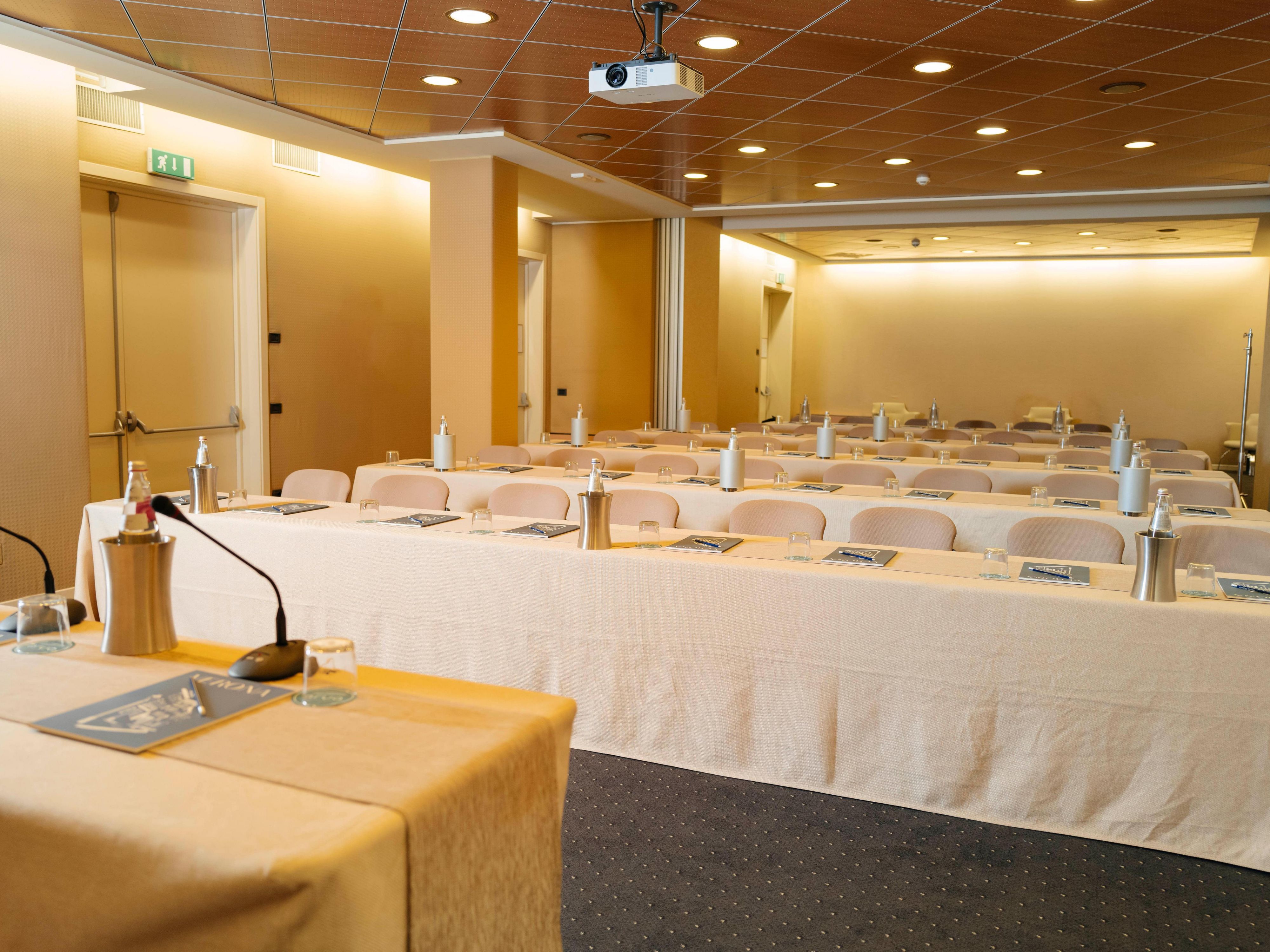 Looking for a unique setting for a business meeting? The contemporary look of our meeting rooms, their up to date equipment together with our professional and helpful staff, will definitely make your meeting a success!