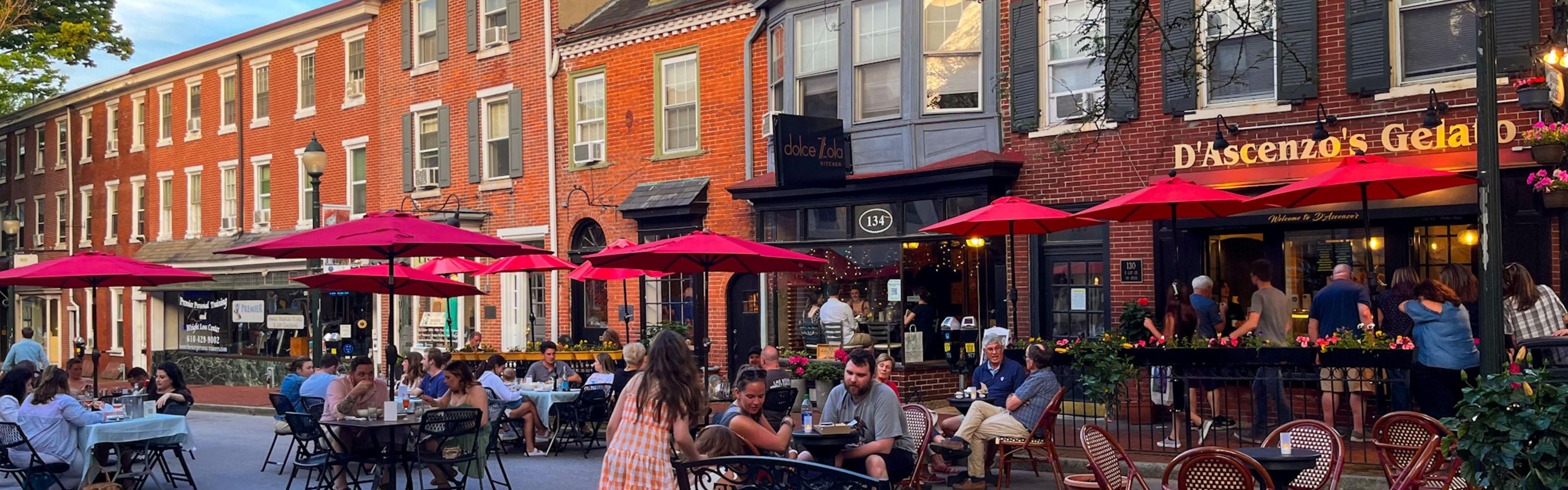 Explore the lively streets in the heart of West Chester.