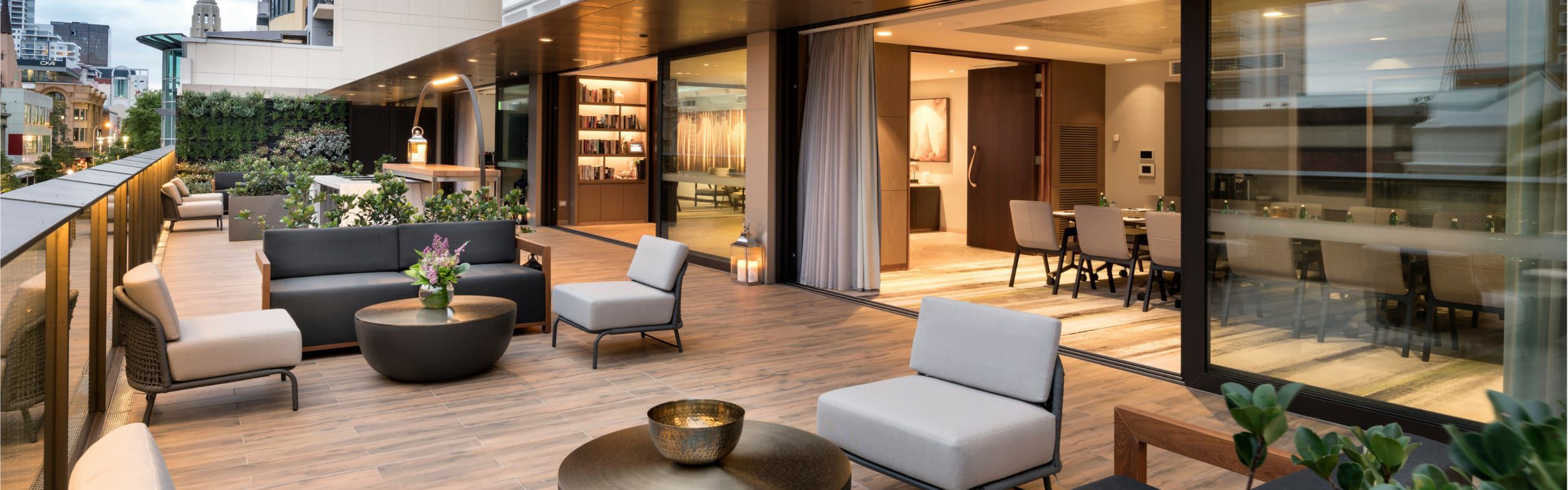 Beautiful outdoor balcony space 