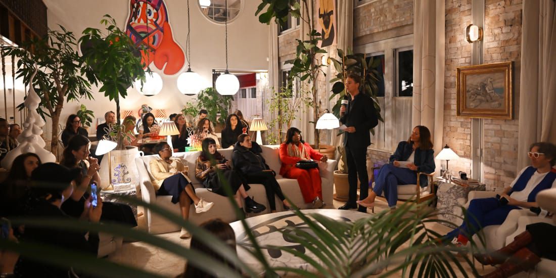 An intimate panel discussion with creative talents from across the art and design spectrum.