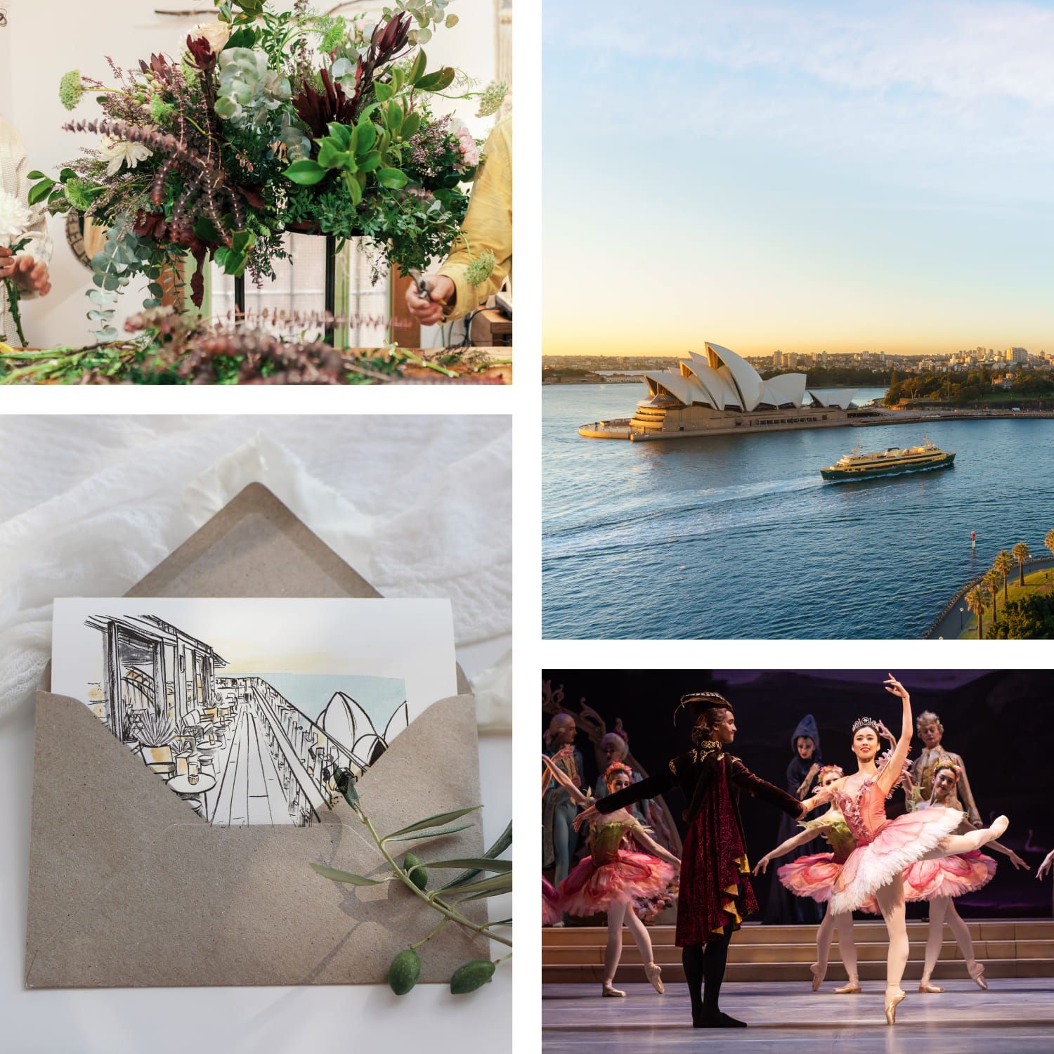 Experience Sydney Opera House and the city's most colourful blooms.