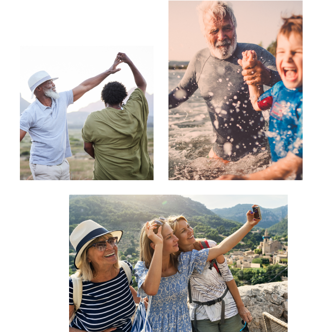 Seniors enjoying IHG® Hotels &amp; Resorts all over the world