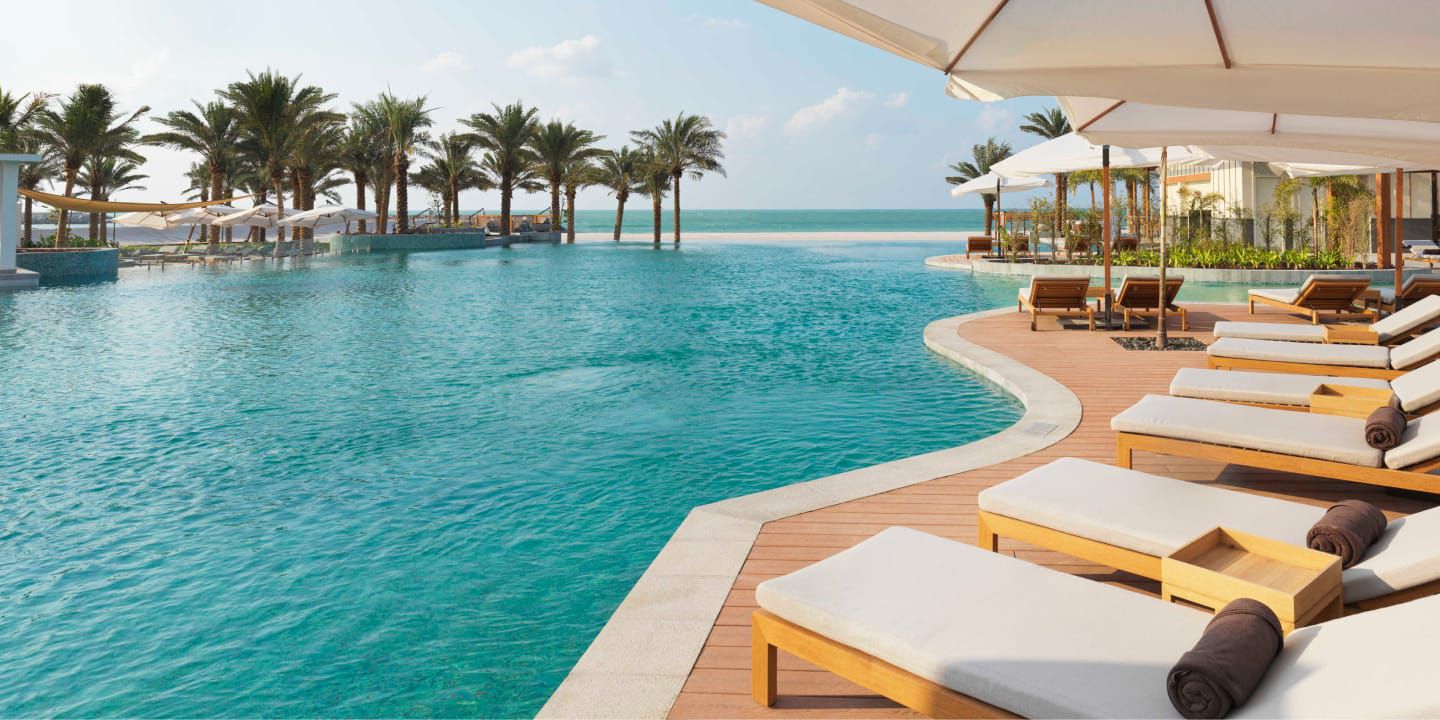 View of resort pool