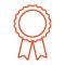 Simplistic Ribbon Award Icon