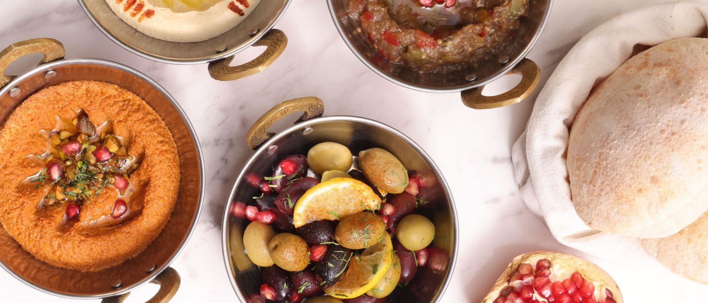 A flatlay shot of food dish from SoCal restaurant
