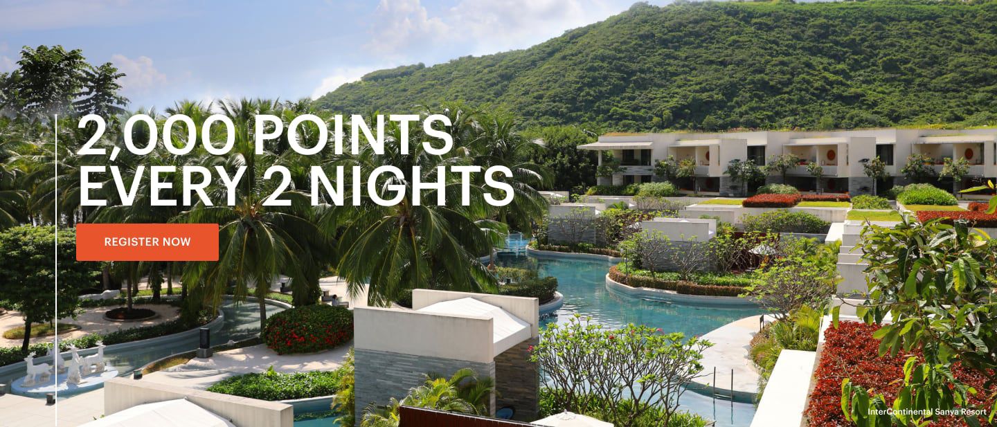 2,000 points every 2 nights REGISTER NOW