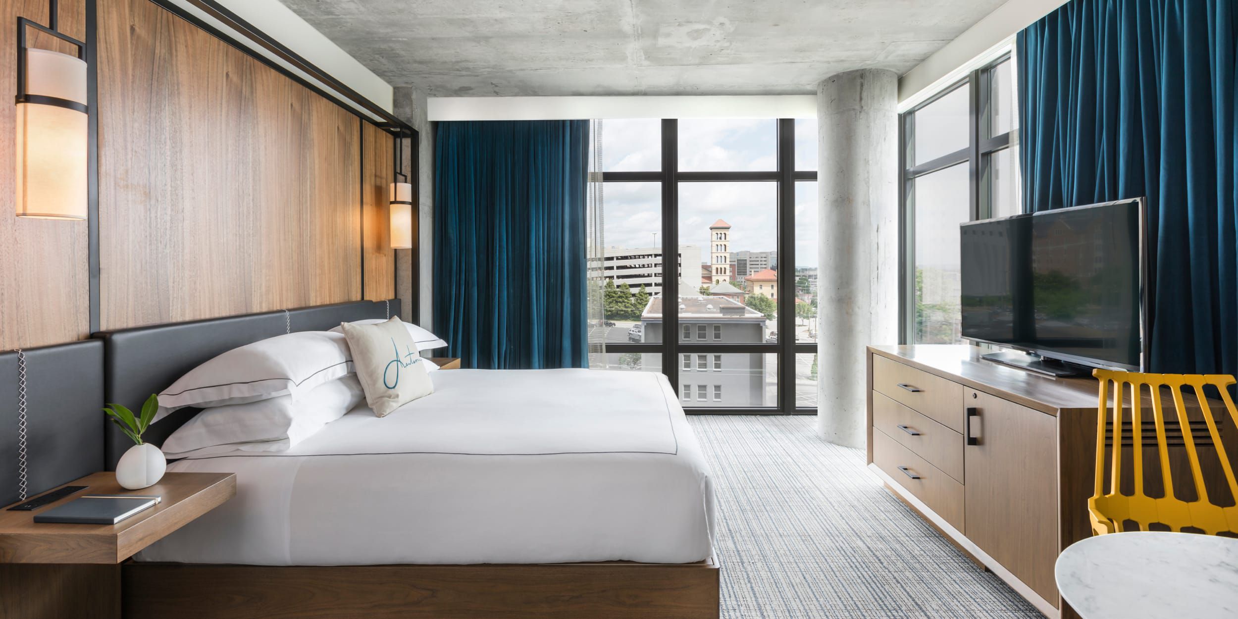 可欣赏风景的客房内部