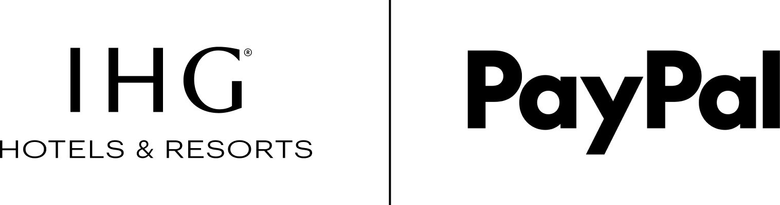 IHG® Hotels & Resorts and PayPal logo