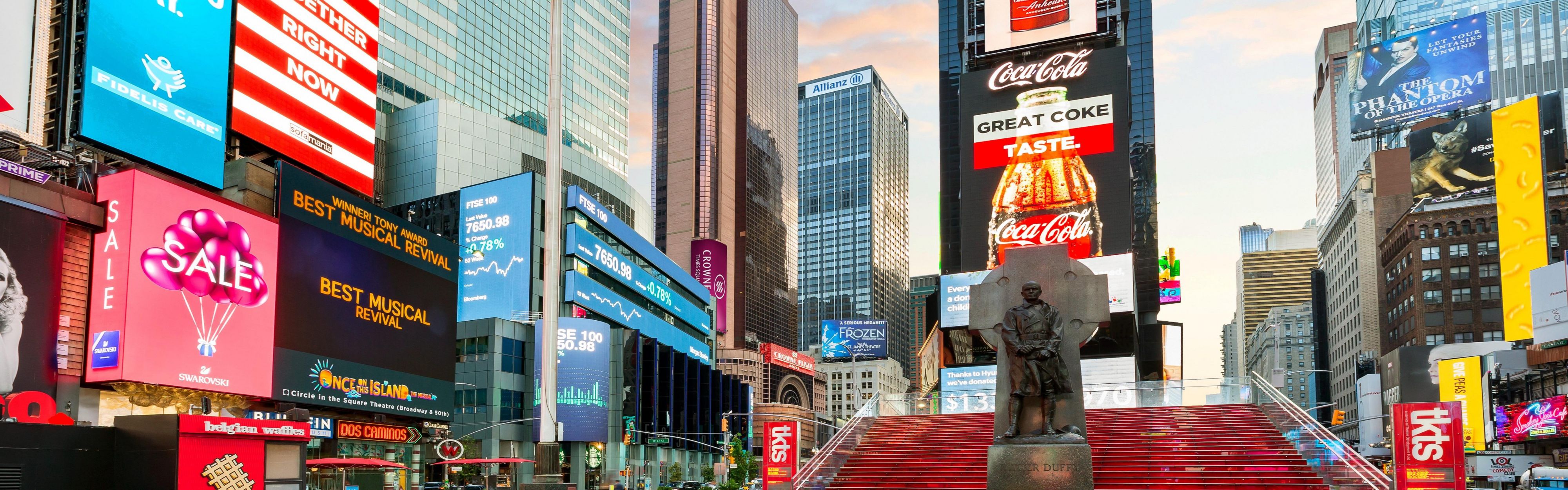 Spend the day at Times Square during your free time.