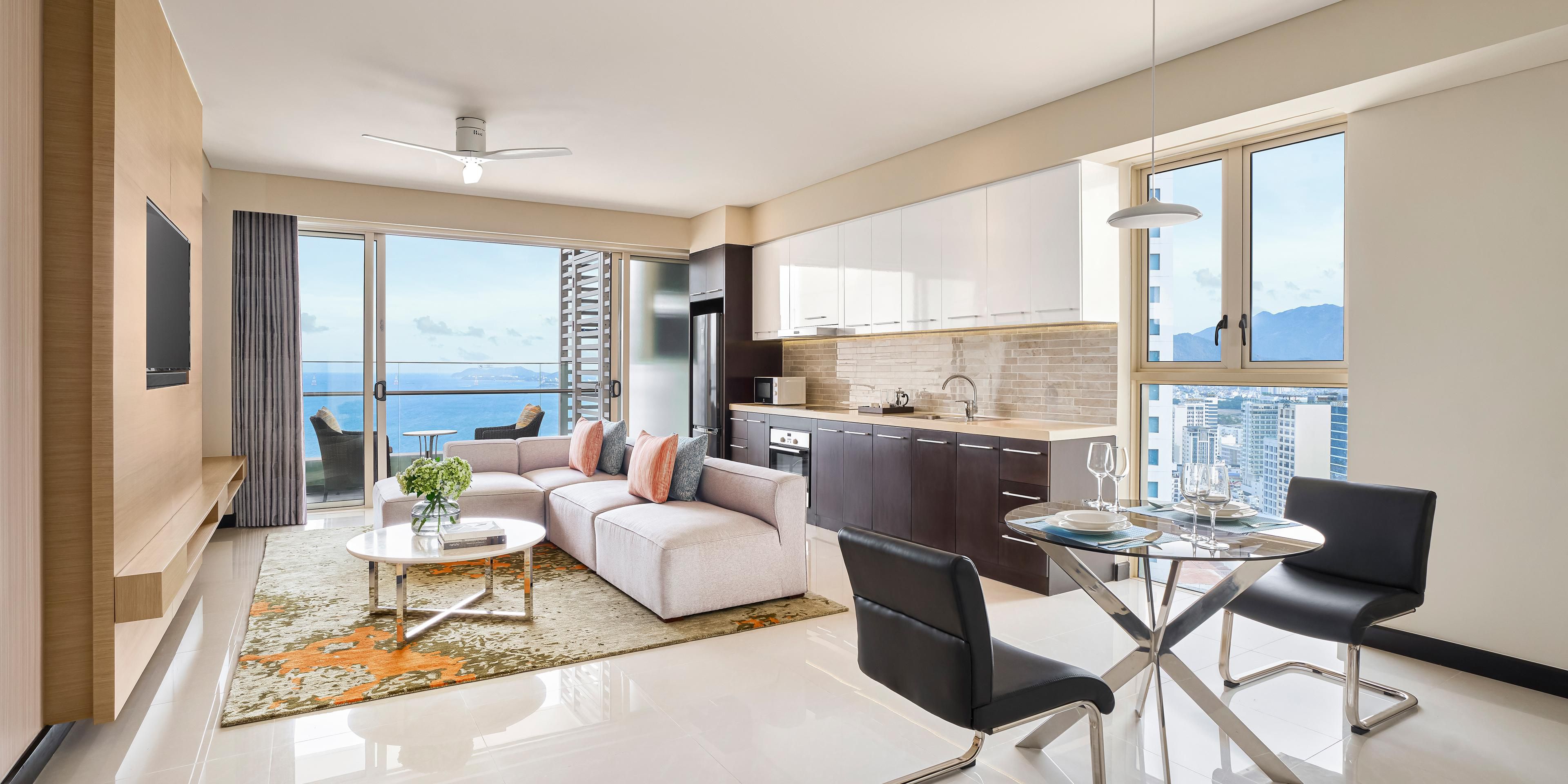 Your space is thoughtfully equipped with a modern kitchen, washing machine, and drying area—offering the ease of home in every stay. From preparing fresh market finds to effortlessly handling post-adventure laundry, these amenities ensure your stay is as enjoyable as it is comfortable.