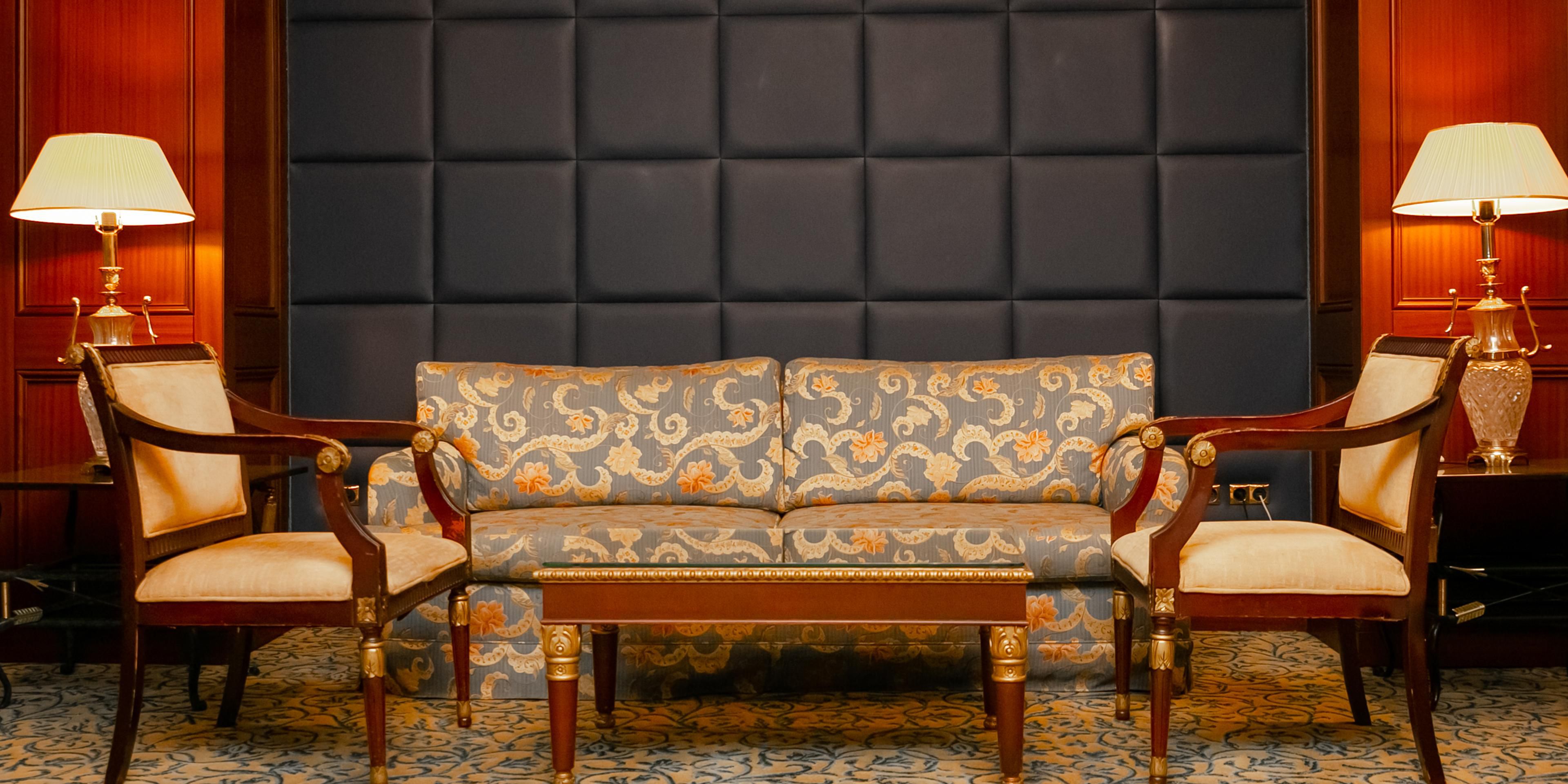 Discover opulent luxury at Club InterContinental, nestled in the heart of Almaty. An exquisite hideaway, it crafts bespoke experiences, fusing modern elegance with Kazakh charm. Indulge in a private lounge, capturing breathtaking city vistas while relishing complimentary gourmet delights throughout the day. Open daily from 6 am to 11 pm.