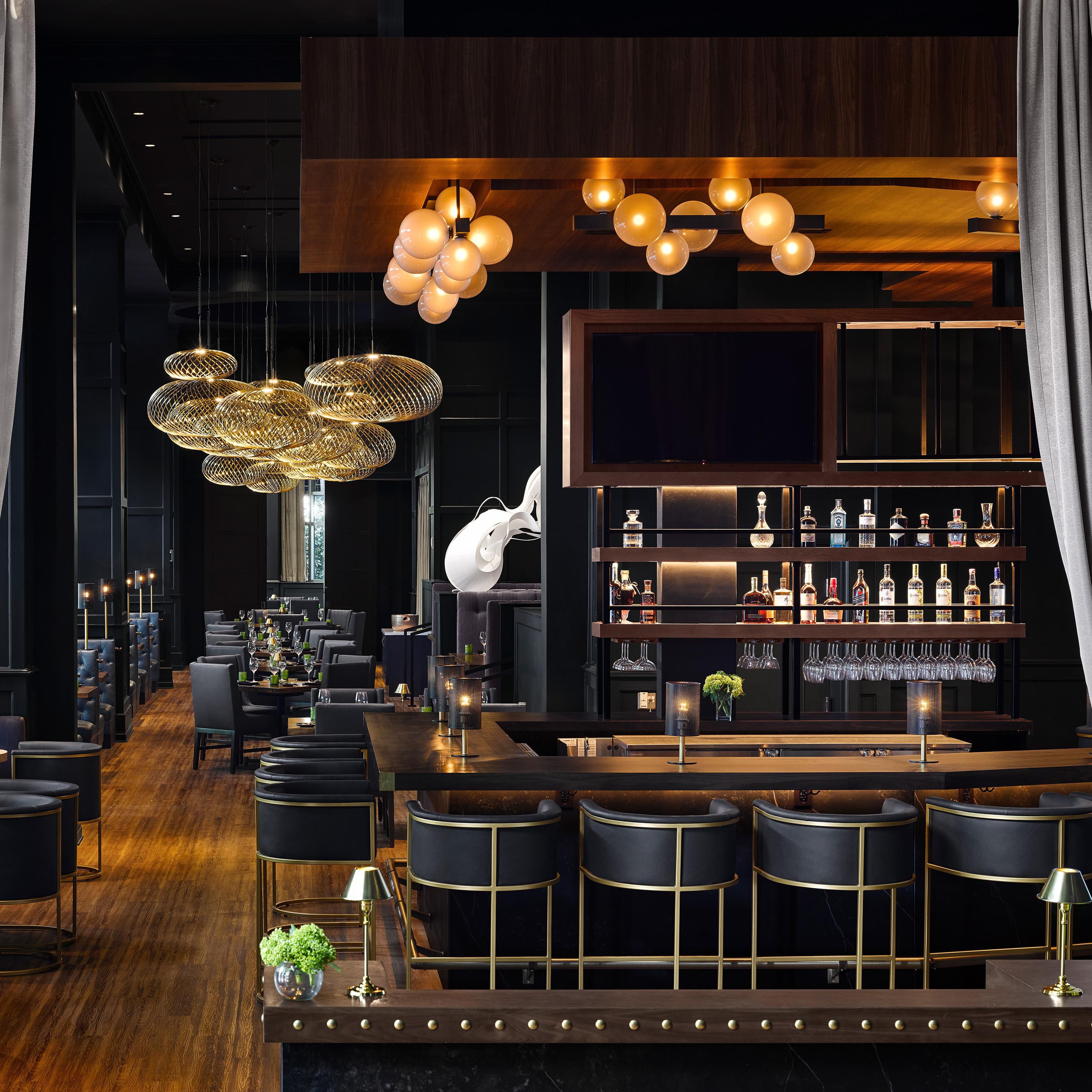 A place where you can have a drink and entertain your guests.