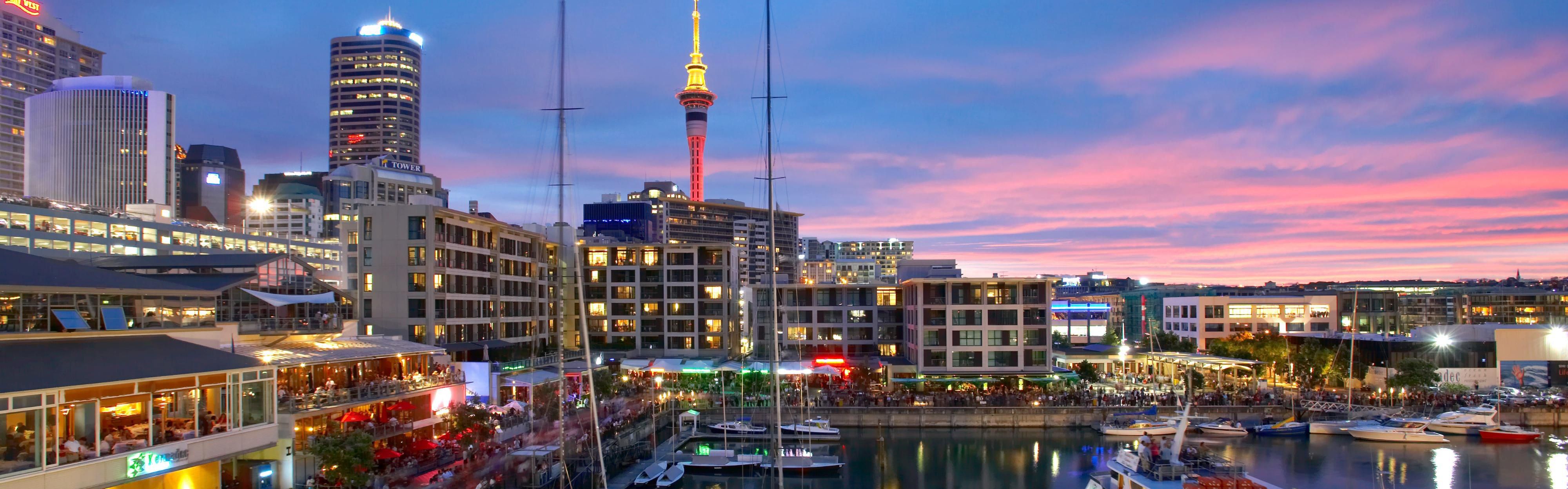 Discover the Viaduct Harbour's culinary scene on the waterfront.