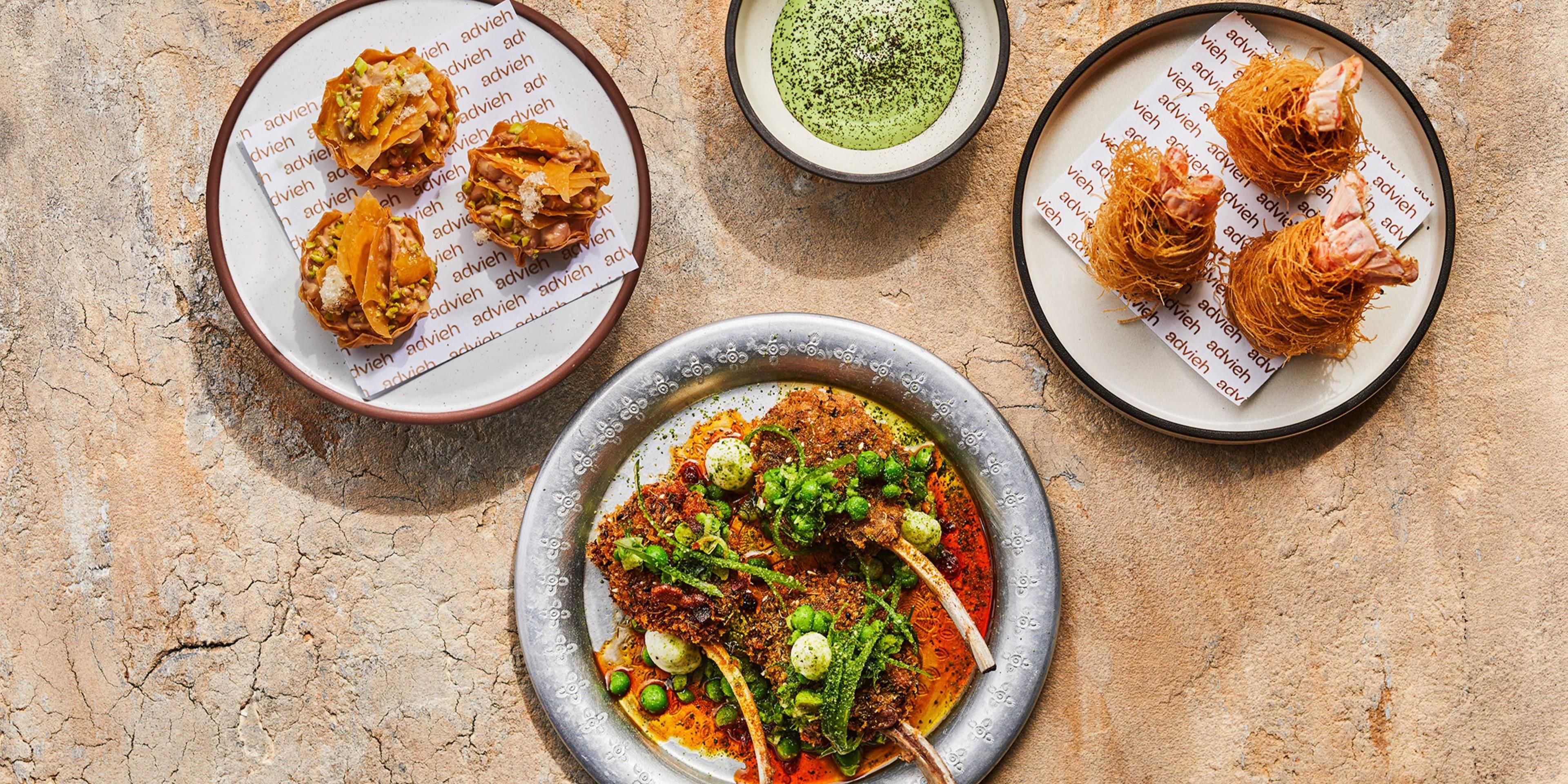 Enjoy views of Waitematā Harbour at Advieh, where Middle Eastern flavours merge seamlessly with New Zealand's landscapes. Partner Chef Gareth Stewart curates dishes that tell a story and ignite a sensory journey. Advieh invites you to savour vibrant tastes and captivating aromas for breakfast, lunch, and dinner.