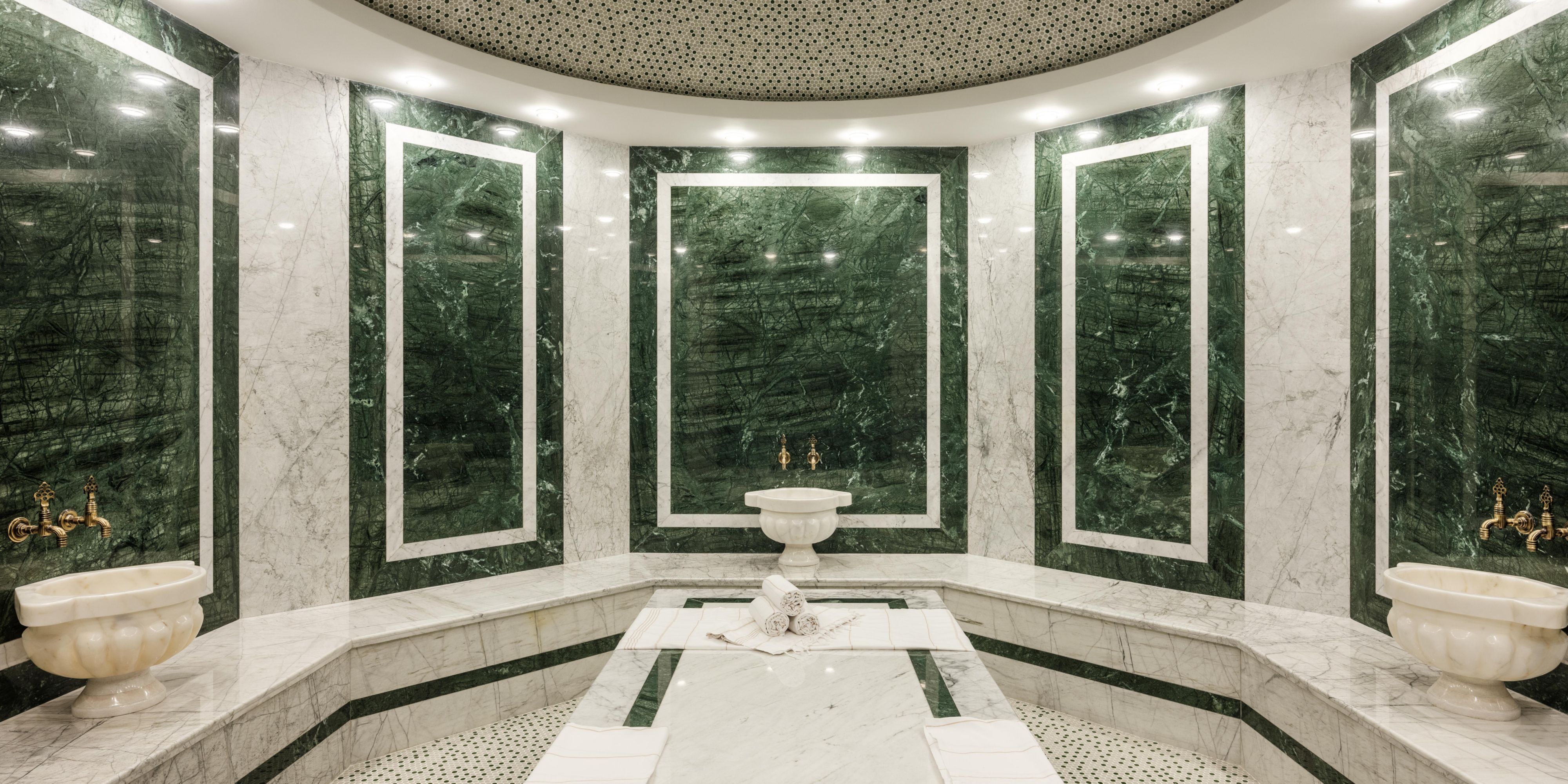 Indulge and disconnect at Seven Beauties Spa, with a holistic approach to wellbeing, our spa concept provides signature facilities, acclaimed treatments, and a dedicated team of professionals. The Spa draws its name and aesthetics from the most sensual poem of Nizami written in 1197. From beautiful marble tiles, delicate lighting, and eastern.