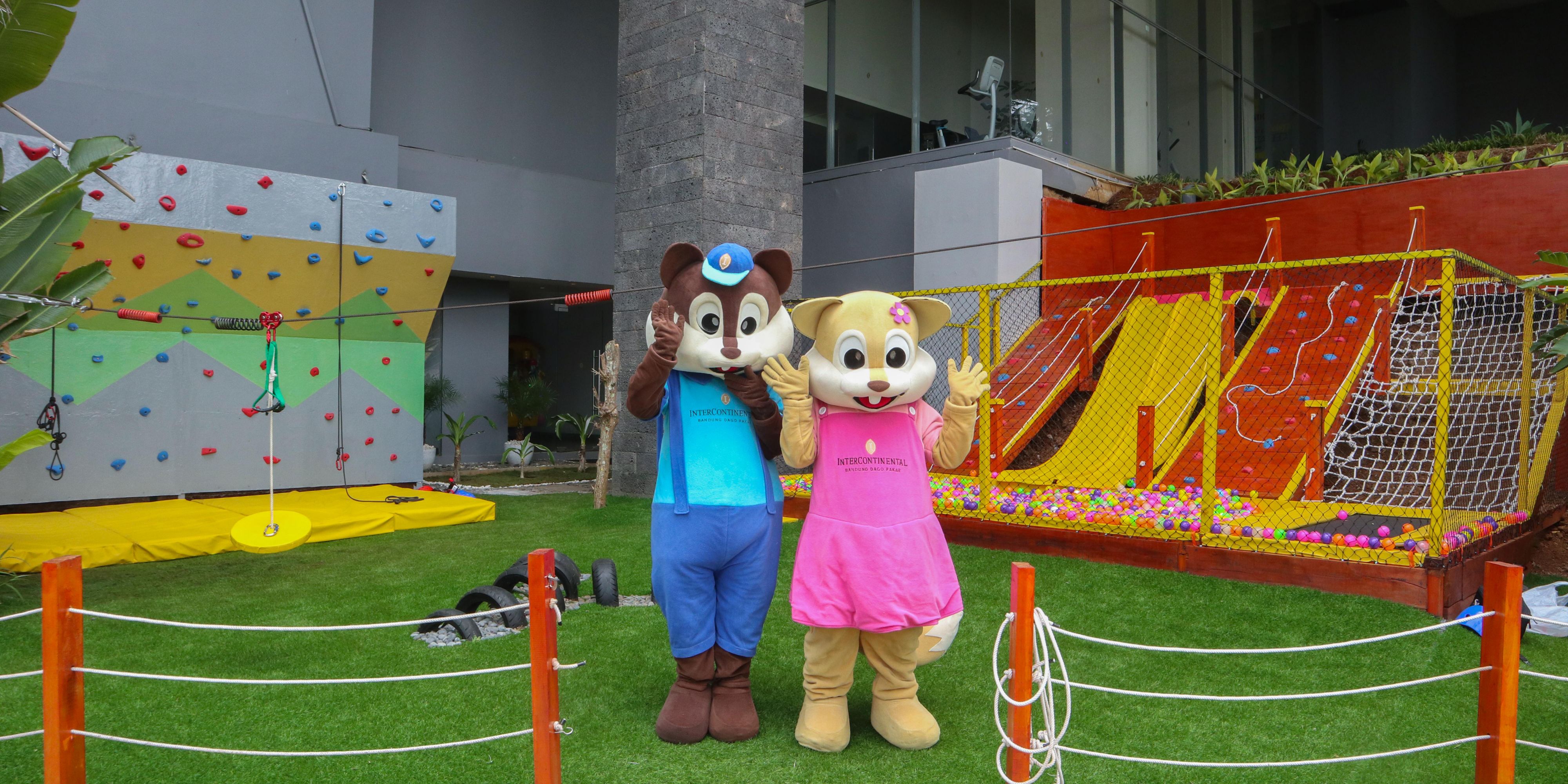 Our kids' playground offers a fun and exciting space with wall climbing, mini flying fox, ball pit, and slides. Designed for endless adventures, it’s the perfect place for kids to play, explore, and enjoy exciting activities in a joyful environment!

Available every Saturday-Sunday | 9 AM - 5 PM