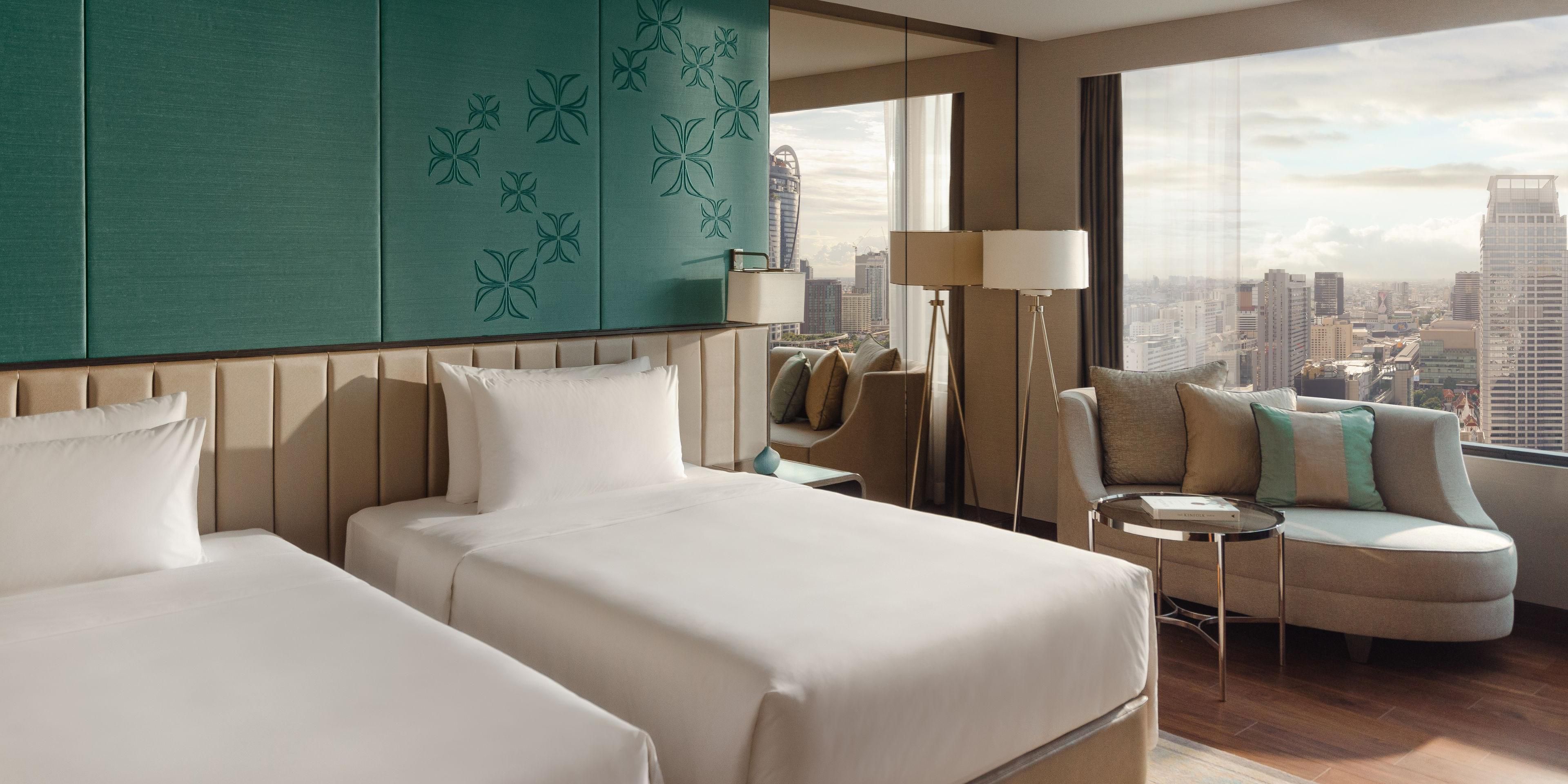 Rest in our Classic Room with twin comfort