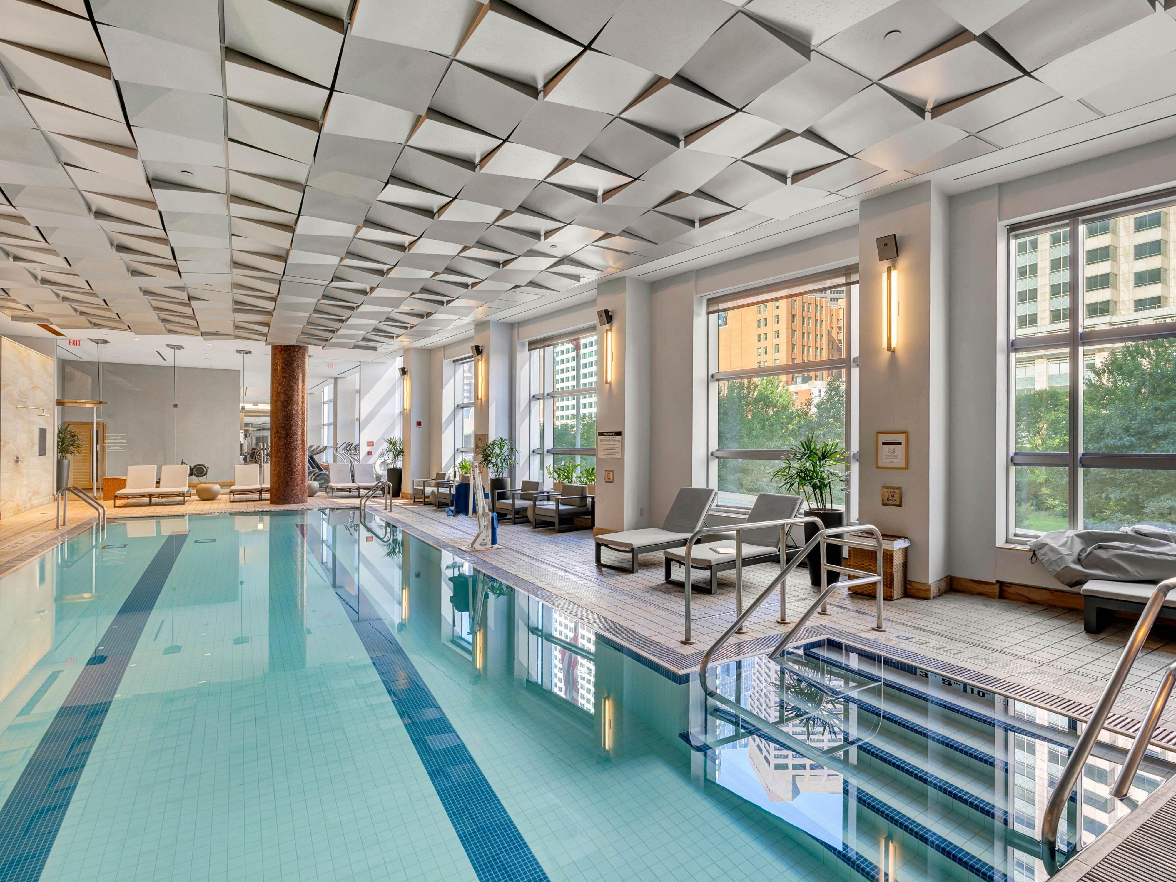 Indoor Pool at InterContinental Boston
