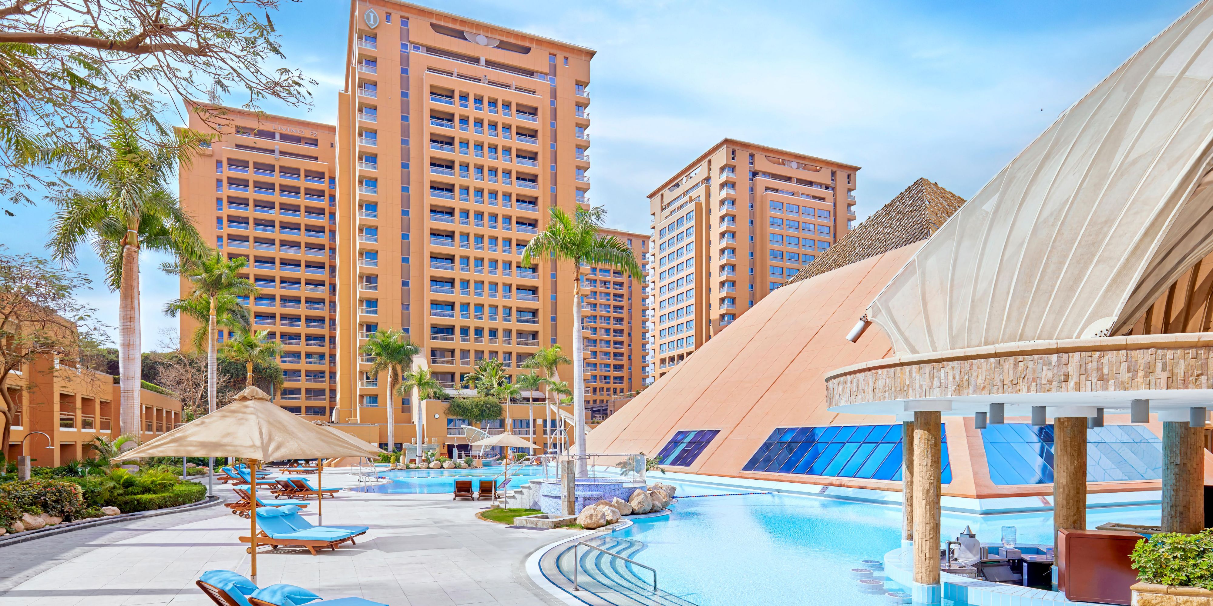 Outdoor pool, a relaxing escape in a refreshing poolside setting