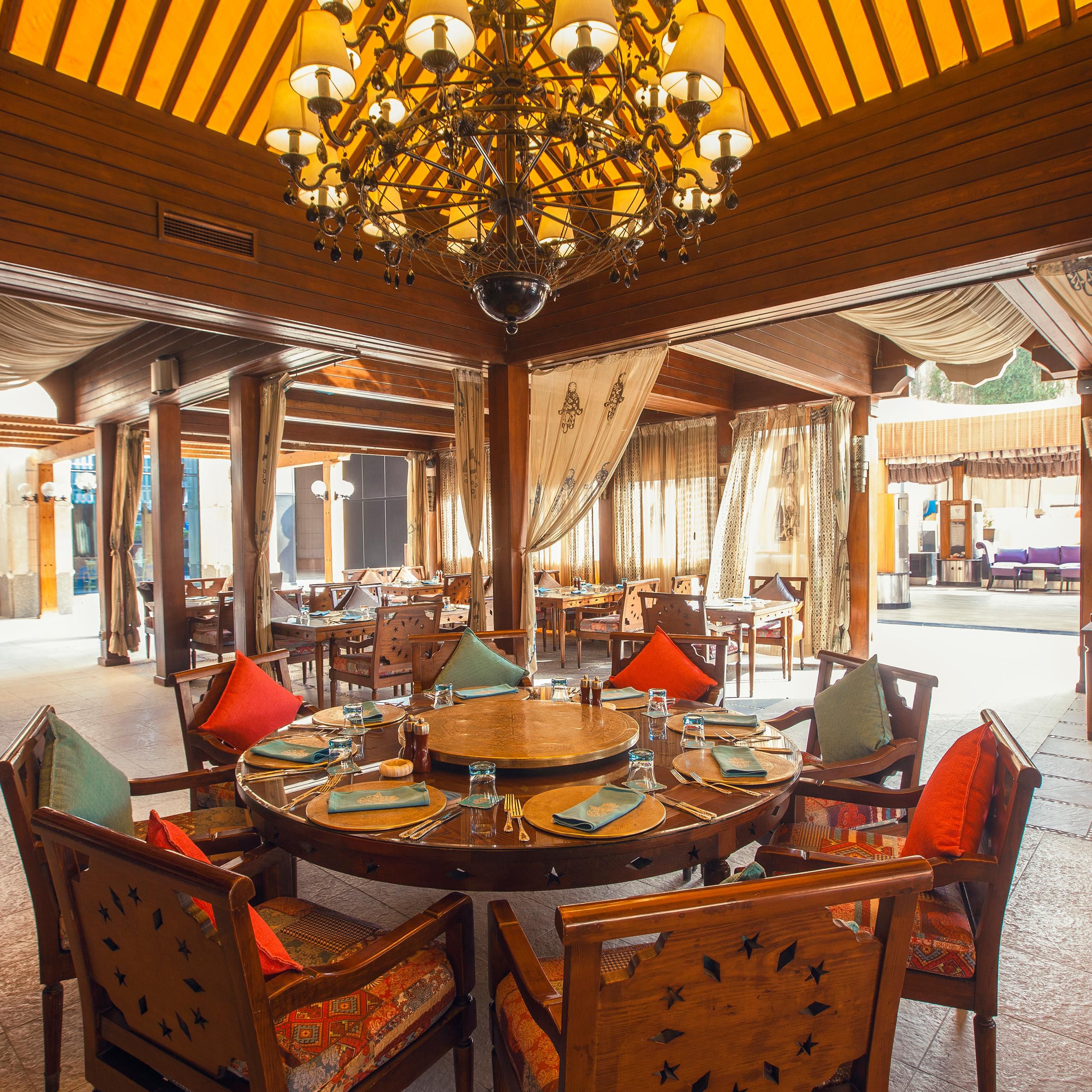 Al Khal offers authentic Egyptian cuisine in a unique setting
