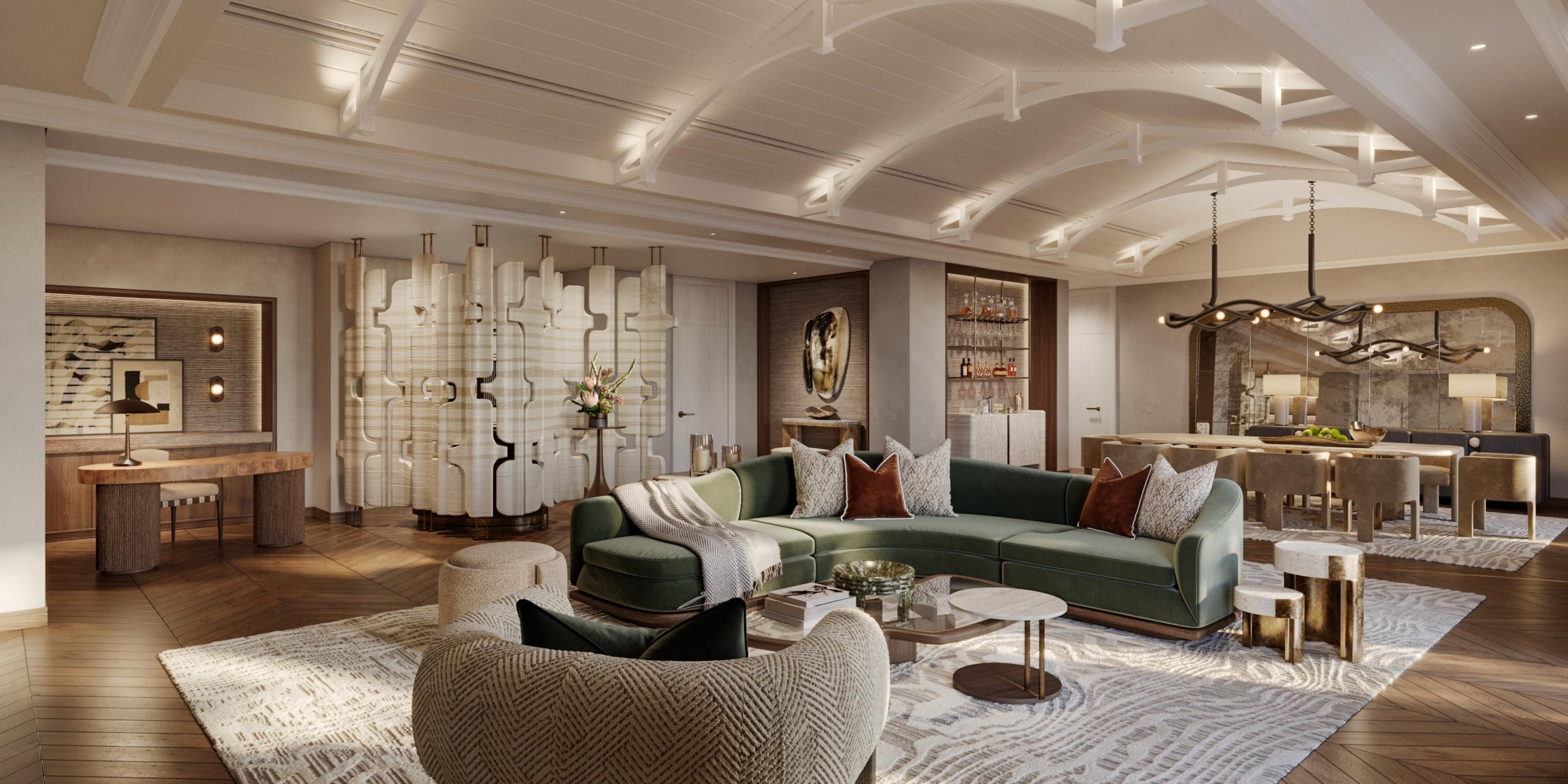 The hotel’s signature suites embody Cape Town’s grandeur. The Table Mountain Presidential Suite offers expansive ocean views, while the Lion’s Head Superior Suite blends intimacy and artistry – both defined by bespoke detail and refined elegance.