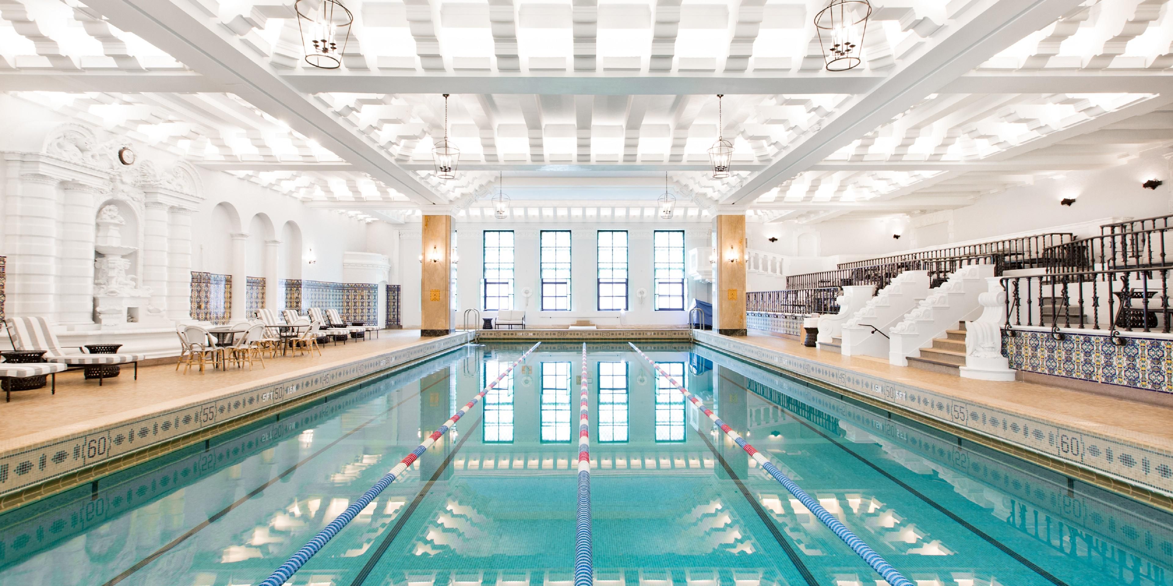 Jr. Olympic indoor pool at InterContinental Magnificent Mile