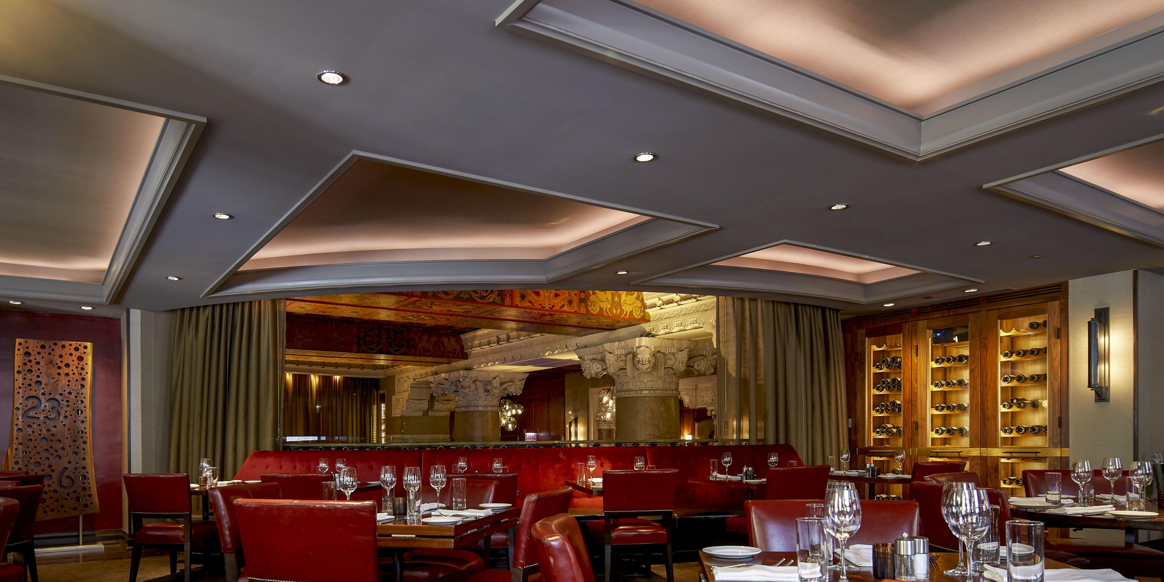 Serving high-quality, elevated cuisine worthy of its namesake, Michael Jordan’s Steak House is widely recognized for its exceptional prime, dry-aged, hand-cut beef dishes. Signature chicken and fish options are also on the menu.