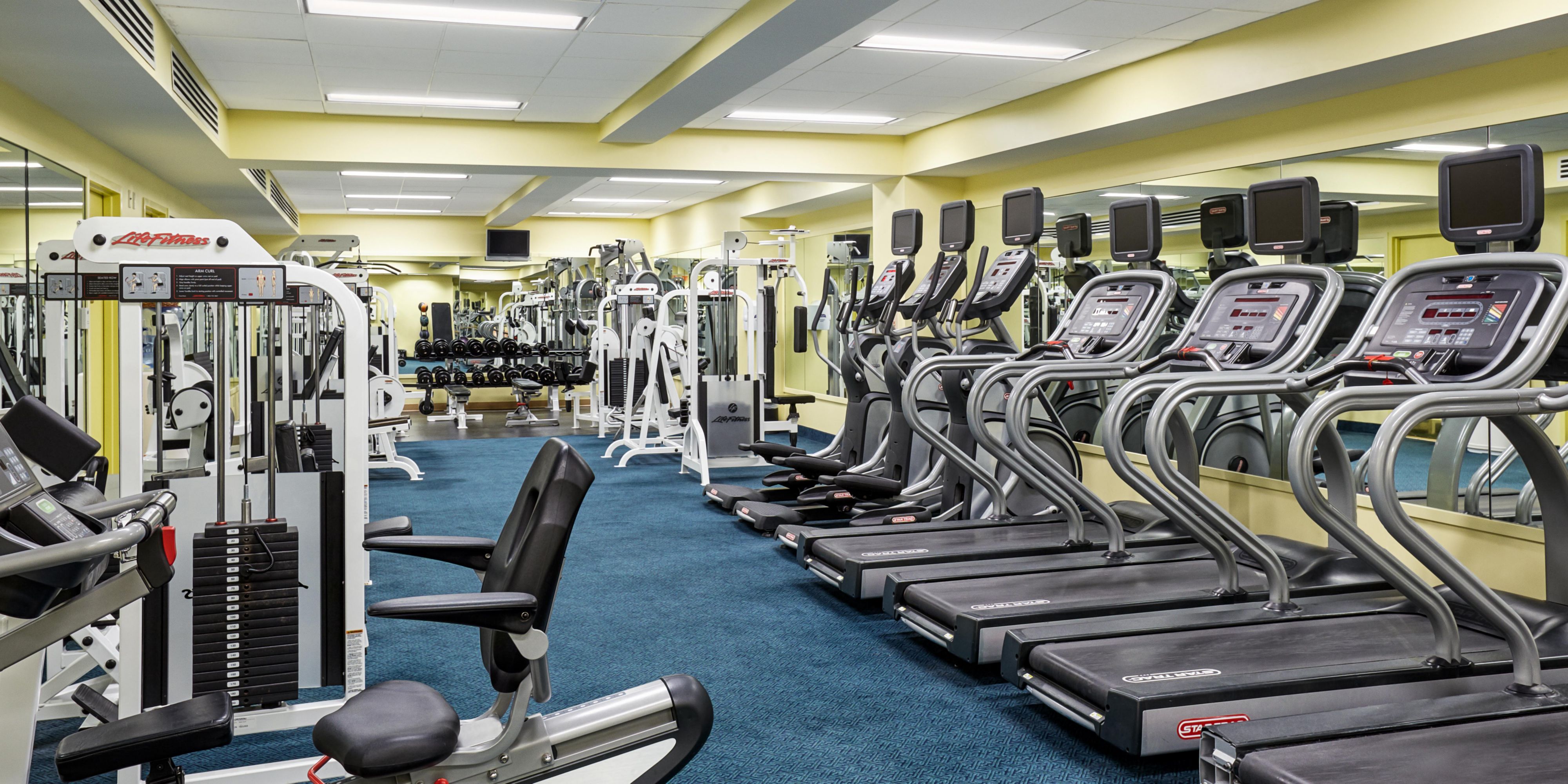 State-of-the-art fitness center at InterContinental Cleveland